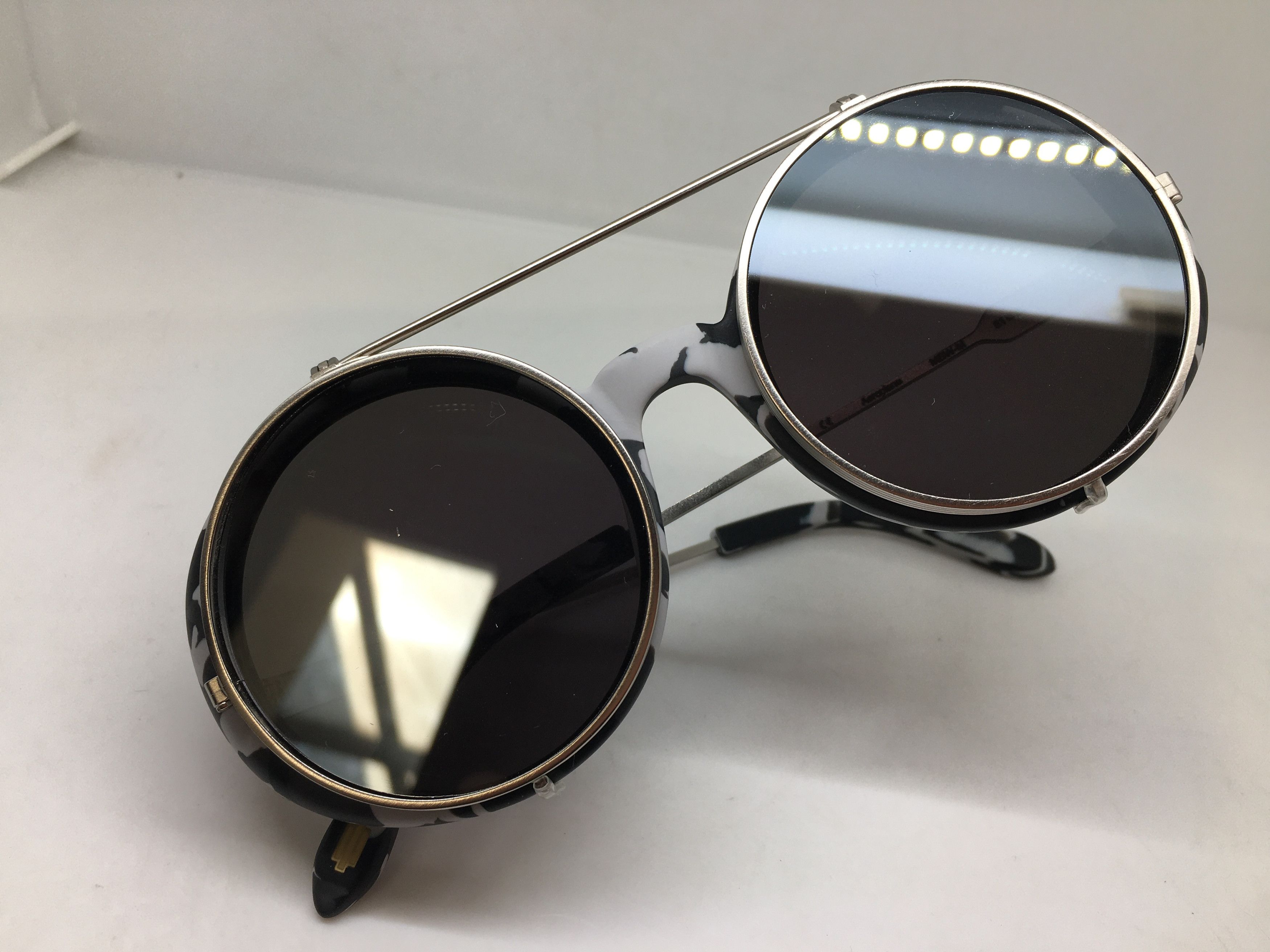 Vintage Vintage Anderne Round Sunglasses Frame Flip Sun lens Size ONE SIZE - 7 Thumbnail