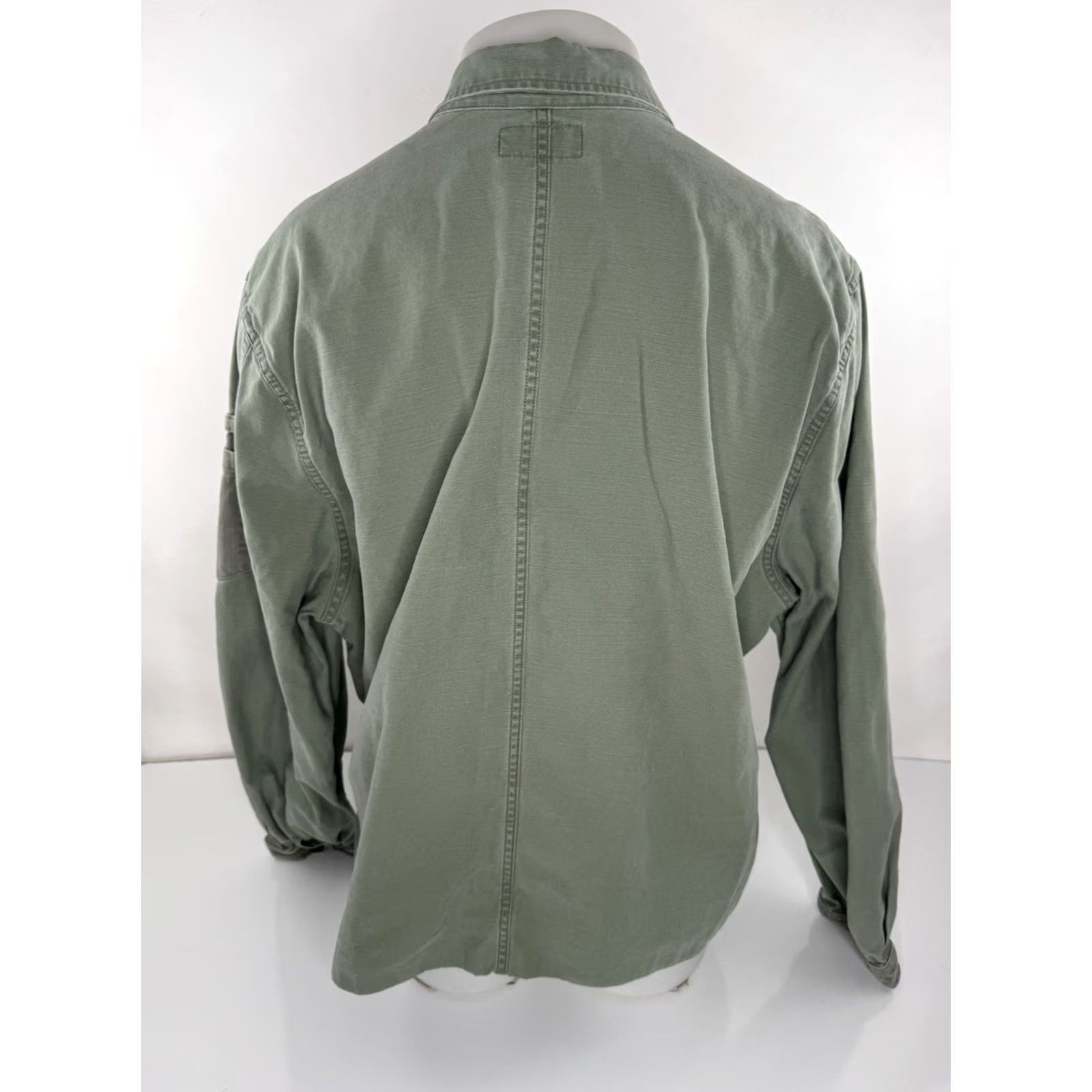 Vintage GUIDEBOAT CO. Military Shirt Shacket Jacket Mens 2XL Green XXL Shacket Military Style Shirt Size US XXL / EU 58 / 5 - 3 Thumbnail