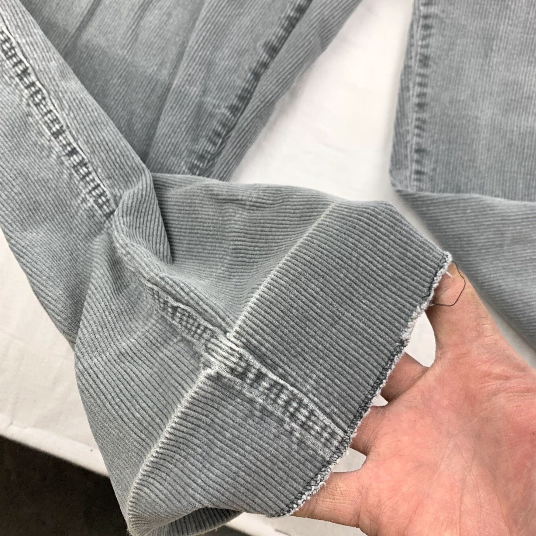 Vintage VINTAGE Woolrich Pants Corduroy Adult 38x27 Gray Outdoor 90s Size US 38 / EU 54 - 6 Thumbnail