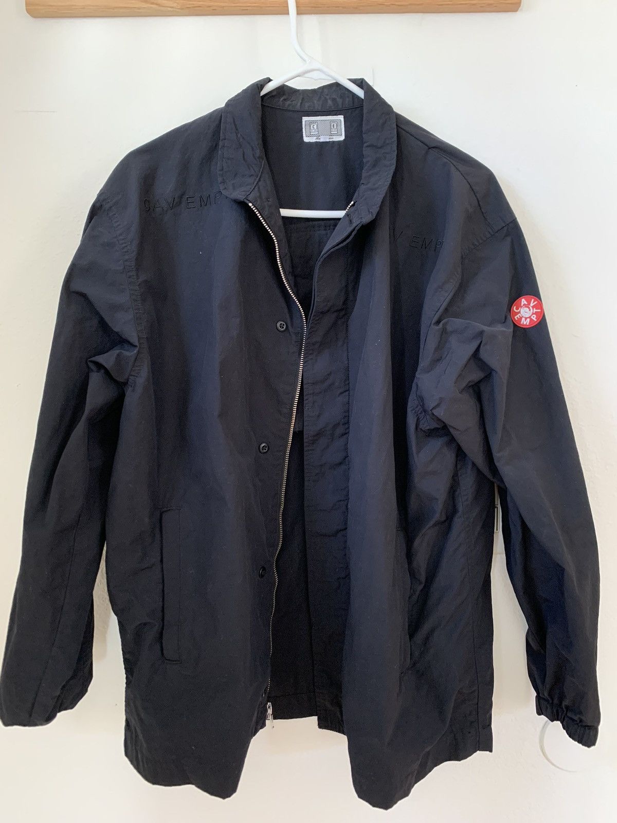 Cav Empt Quilt Zip Jacket (Black) | Grailed