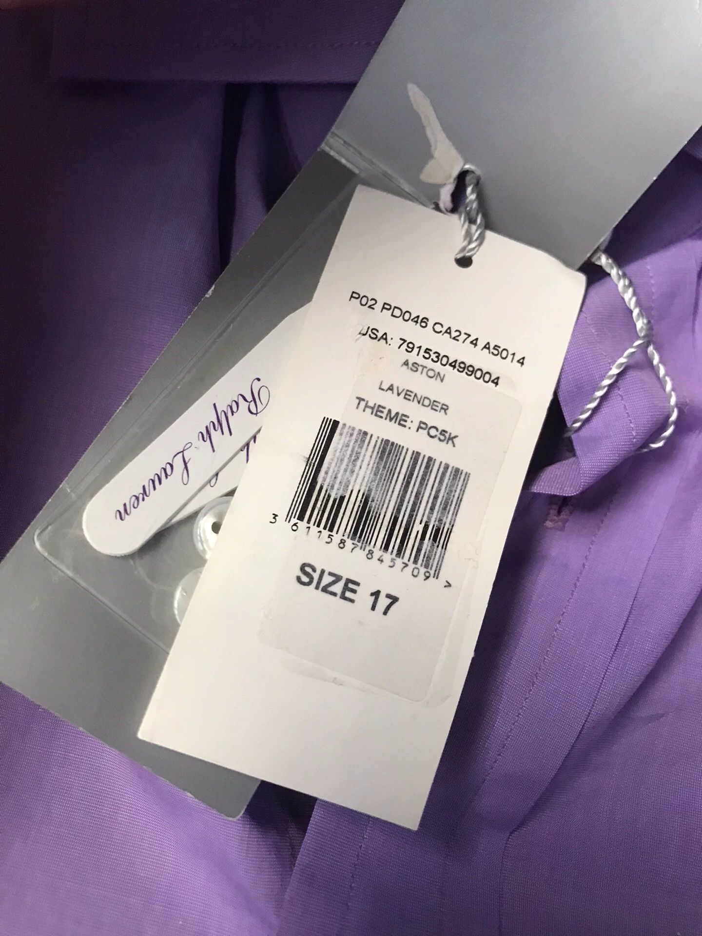 Polo Ralph Lauren RL Purple Label Italian Cotton LS Shirt 17 Size US XXL / EU 58 / 5 - 5 Thumbnail