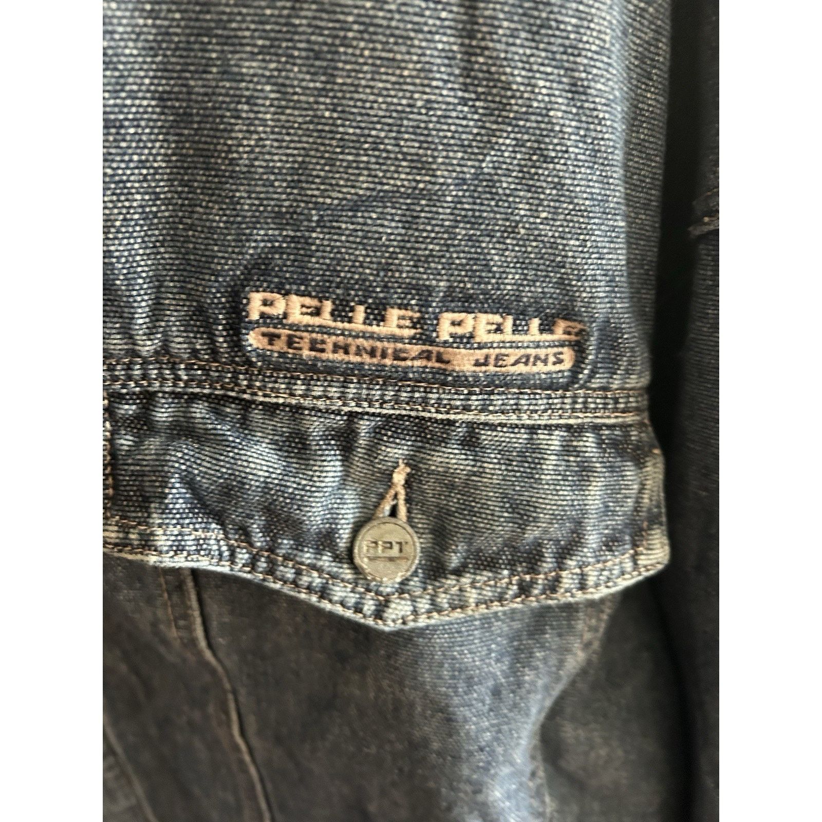 Pelle Pelle PELLE PELLE Marc Buchanan Y2K Denim Jacket XXL Blue Trucker Size US XXL / EU 58 / 5 - 9 Thumbnail