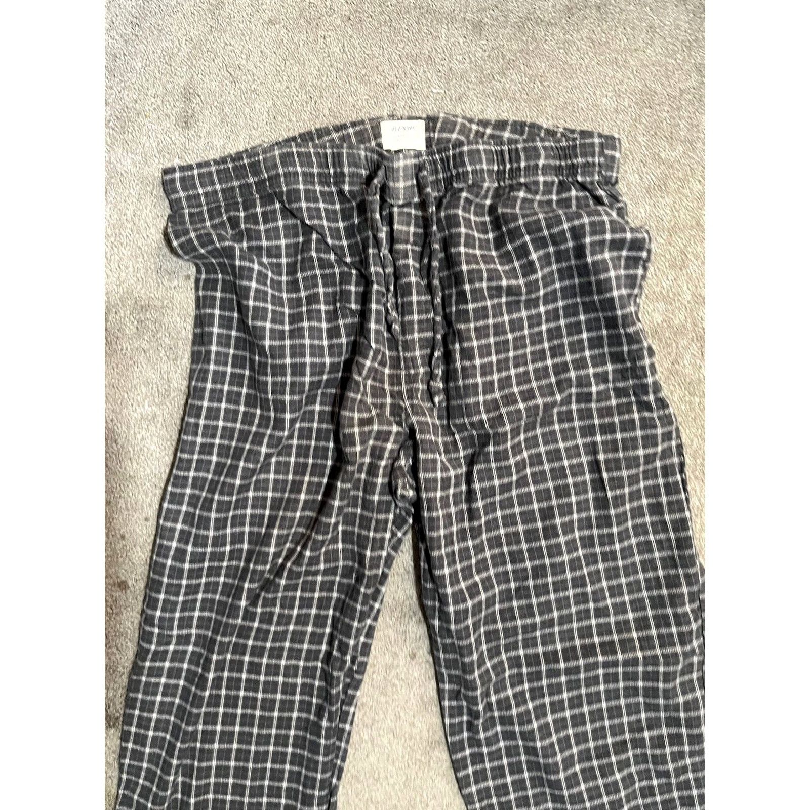 Old Navy Old Navy Mens Joggers Size L Gray Plaid Drawstring Sweatpants Casual Loungewear Size US 33 - 2 Thumbnail
