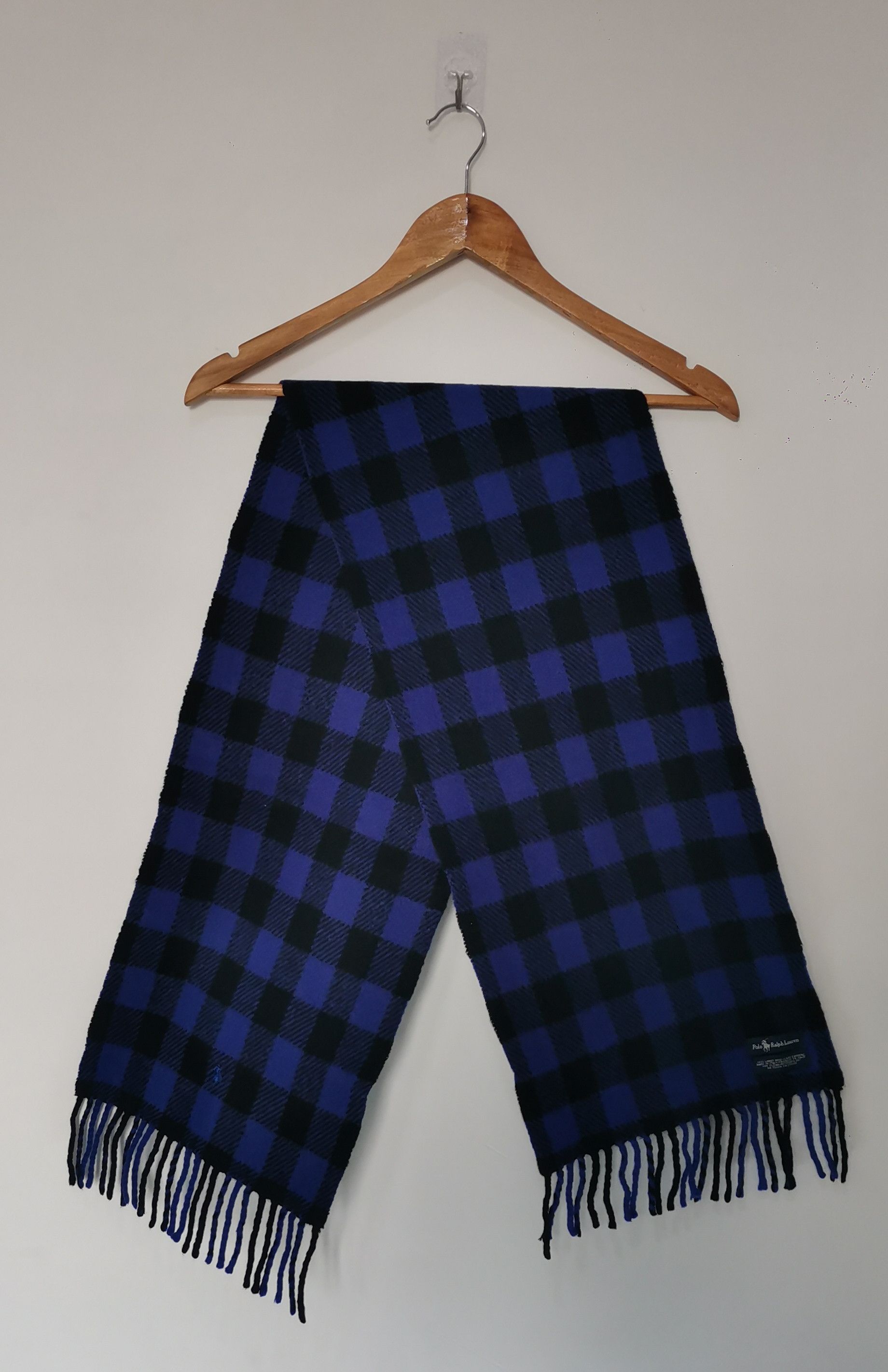 Polo Ralph Lauren Vintage Polo Ralph Lauren Skinny Scarf – Classic Navy Size ONE SIZE - 2 Thumbnail