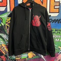 Supreme Vanson Leathers Spider Zip-Up Hoodie