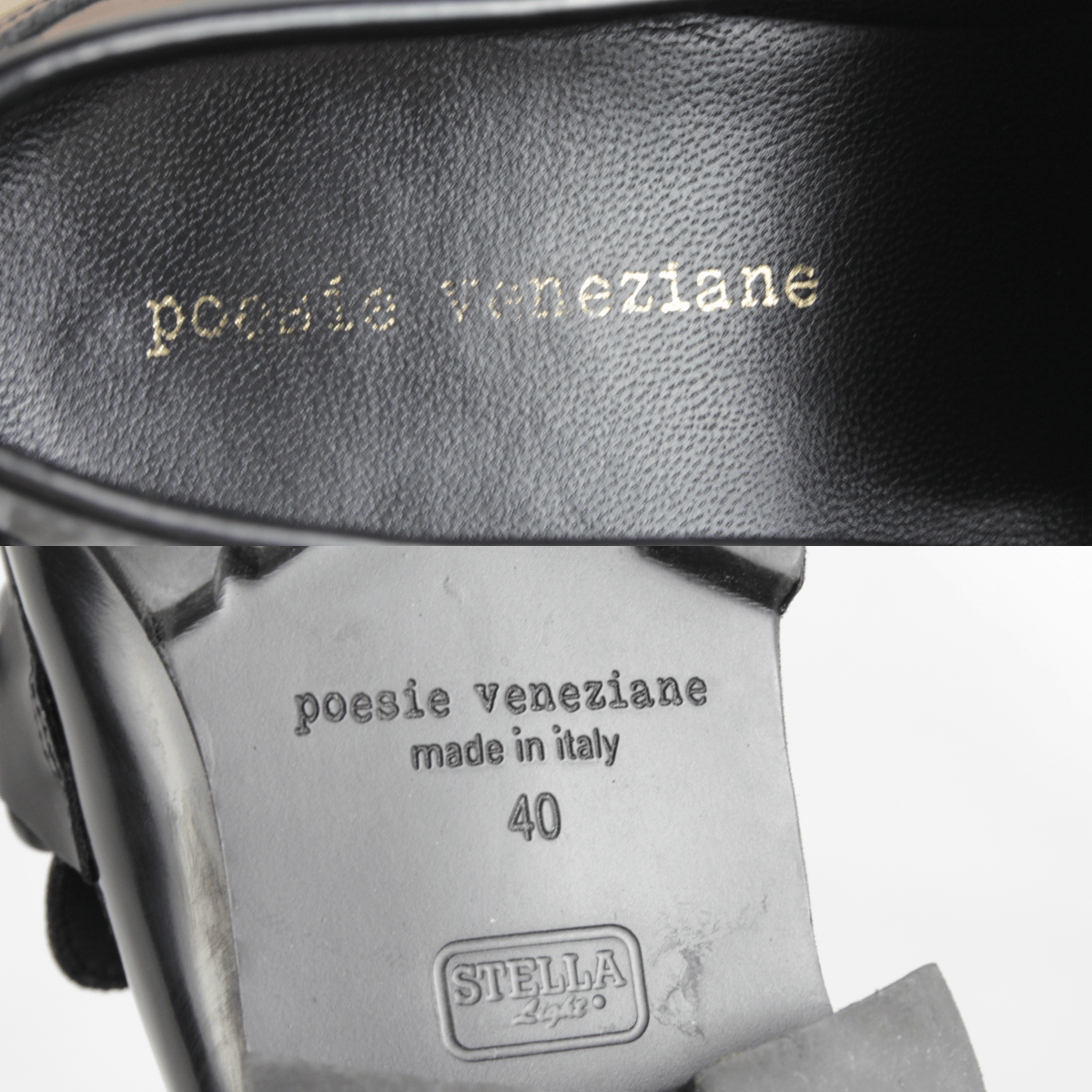 Japanese Brand Poesie Veneziane Ultra Light Chain Application Loafers Size US 10 / IT 40 - 13 Thumbnail