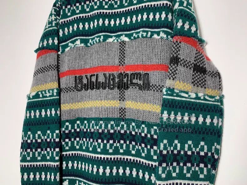 Vetements Vetements Small neckline Georgian sweater Size US XS / EU 42 / 0 - 3 Thumbnail