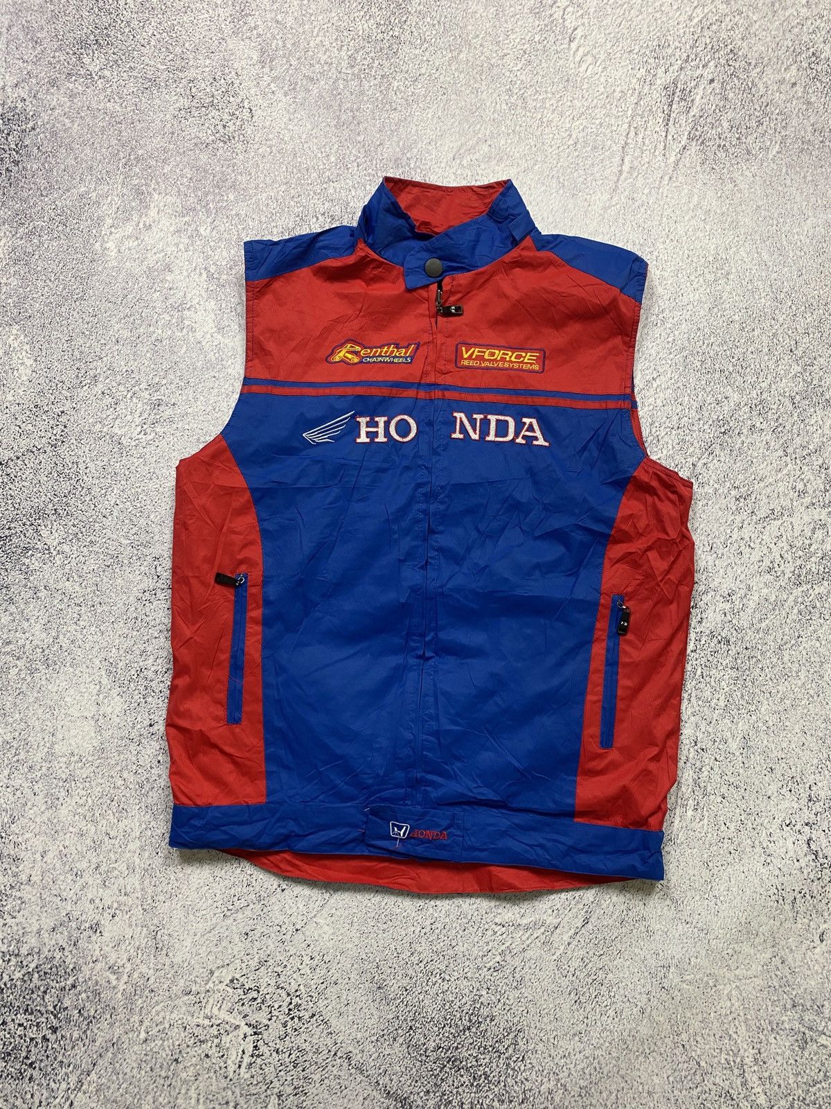 Marlboro × Vintage Marlboro Mercedes Benz West Honda Racing Reversible Vest Size US XL / EU 56 / 4 - 12 Thumbnail