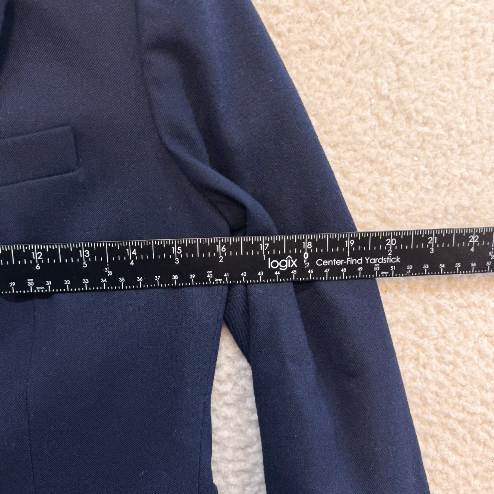 J.Crew J.CREW Schoolboy Blazer 0 Womens Navy Blue Wool Blend Gold Crest Buttons Lined Blazer Size XS / US 0-2 / IT 36-38 - 6 Thumbnail