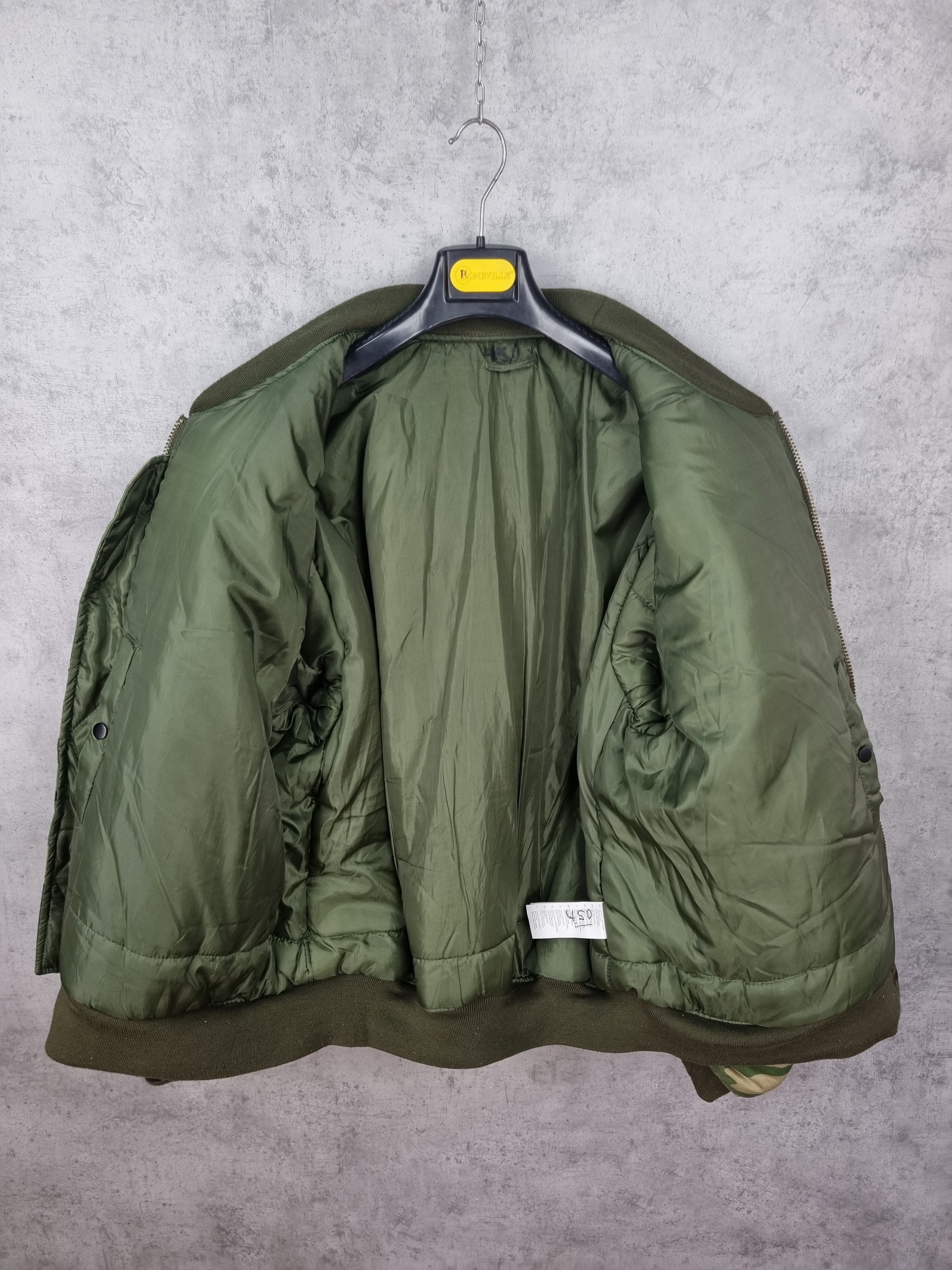 Vintage 2 Side Bomber Jacket Military Camo RAF SIMONS style Size US XL / EU 56 / 4 - 7 Thumbnail