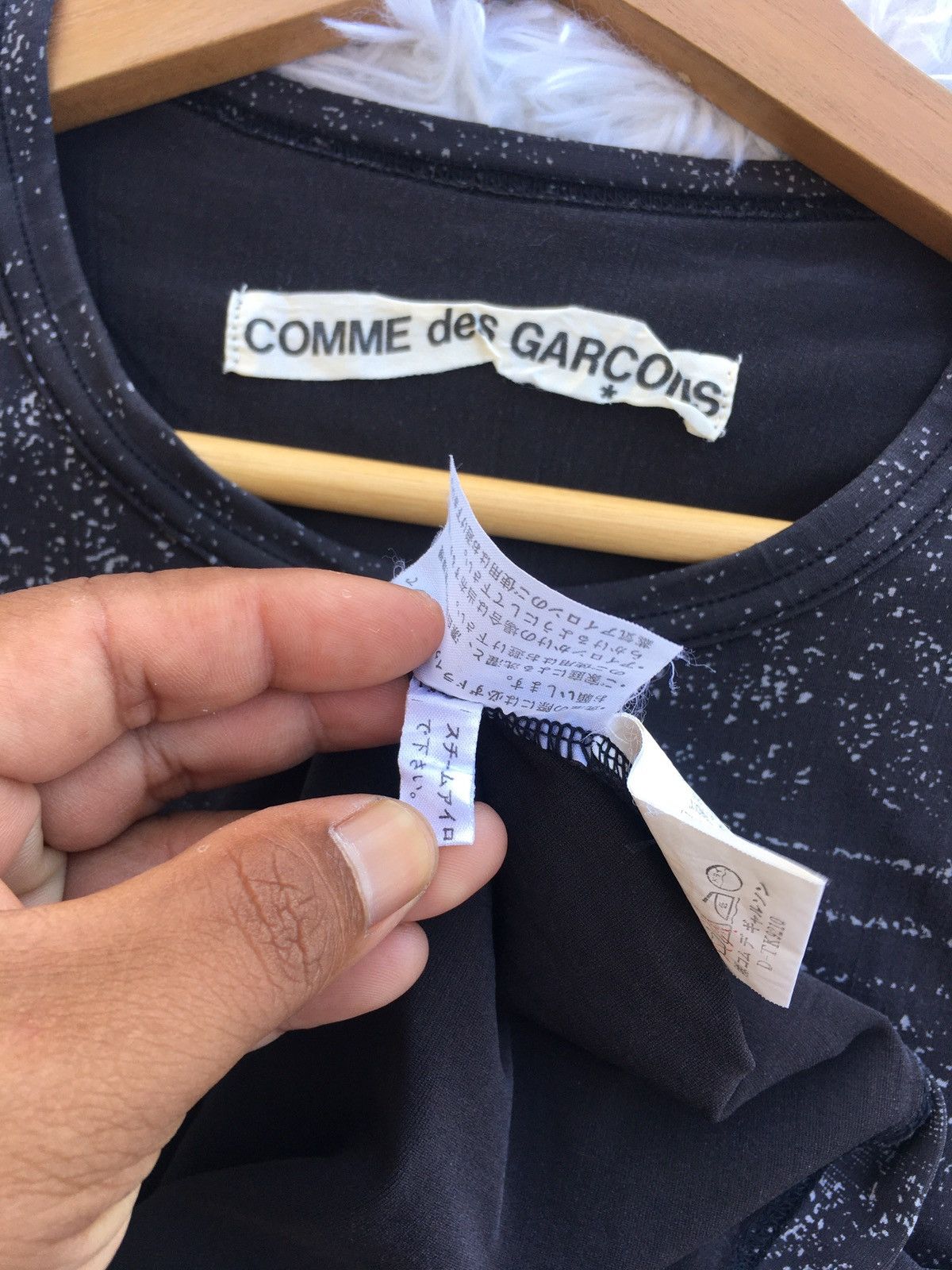 Comme des Garcons Rare Vintage 90s Comme Des Garcons Rayon Longsleeve Shirt Size US S / EU 44-46 / 1 - 9 Thumbnail