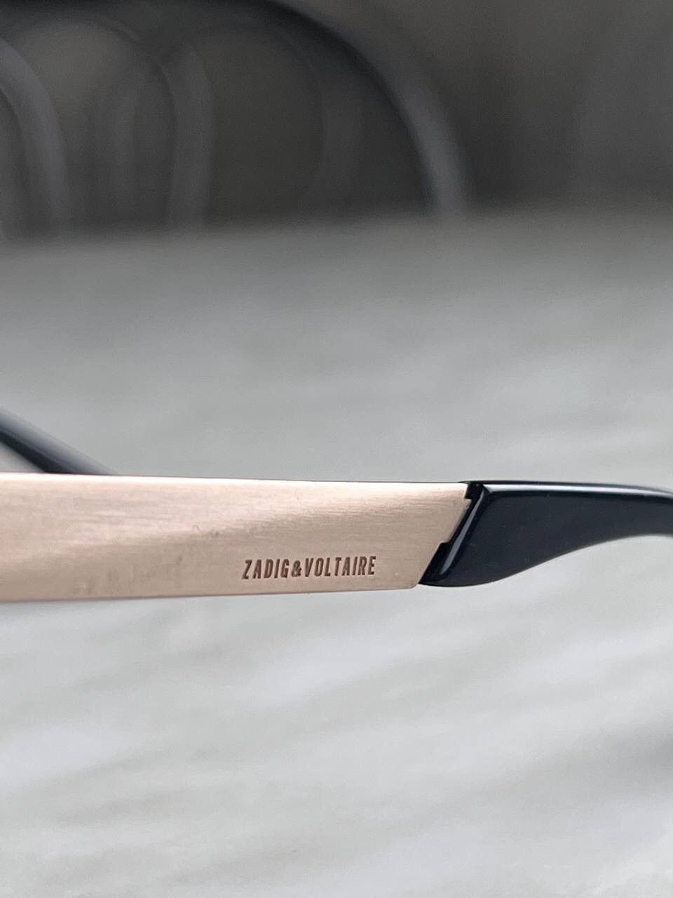 Vintage × Zadig & Voltaire Zadig & Voltaire'00s Square Black Frame Sunglasses Eyewear Size ONE SIZE - 5 Thumbnail