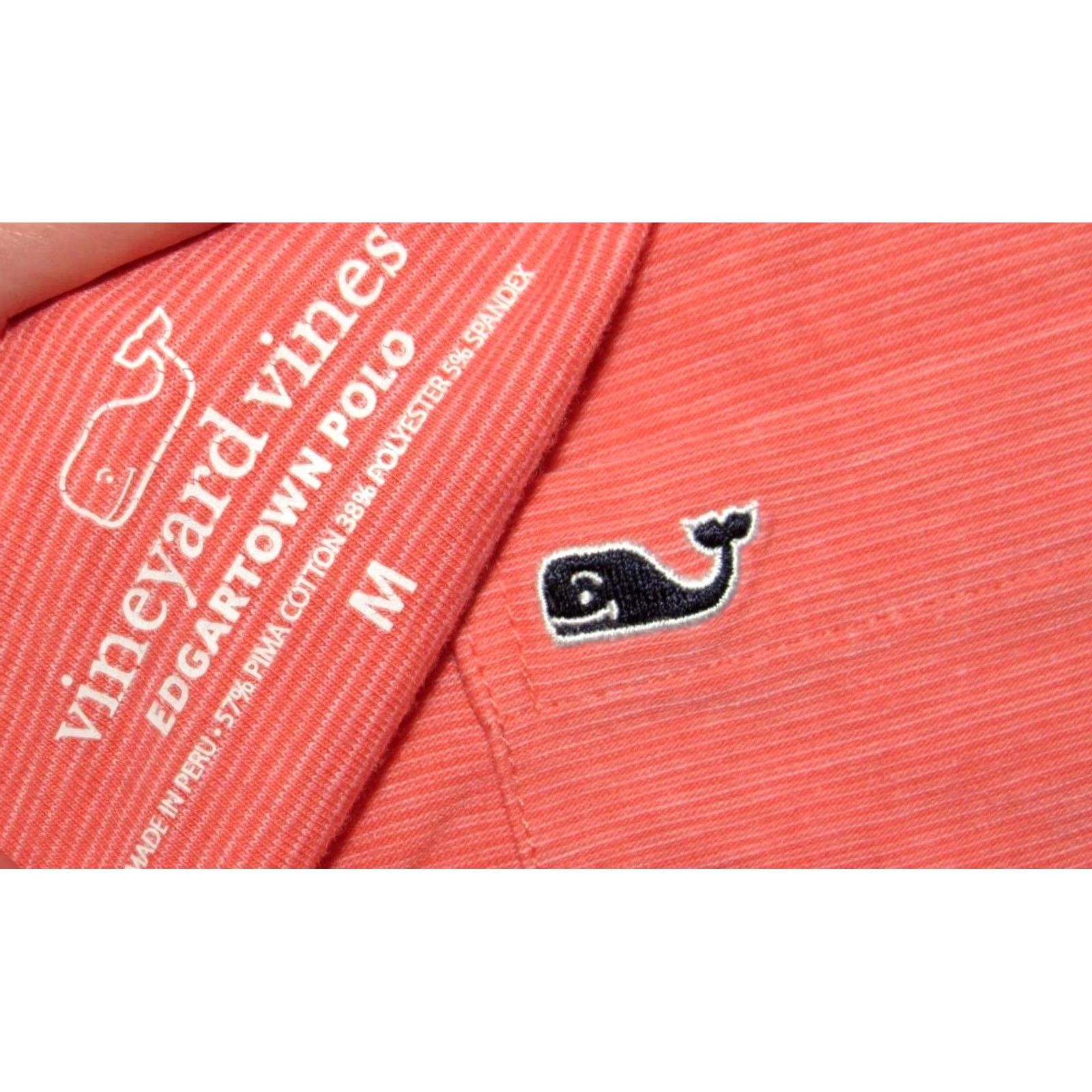 Vineyard Vines VINEYARD VINES Edgartown Pink Short Sleeve Polo Shirt Medium M Mens Size US M / EU 48-50 / 2 - 3 Thumbnail