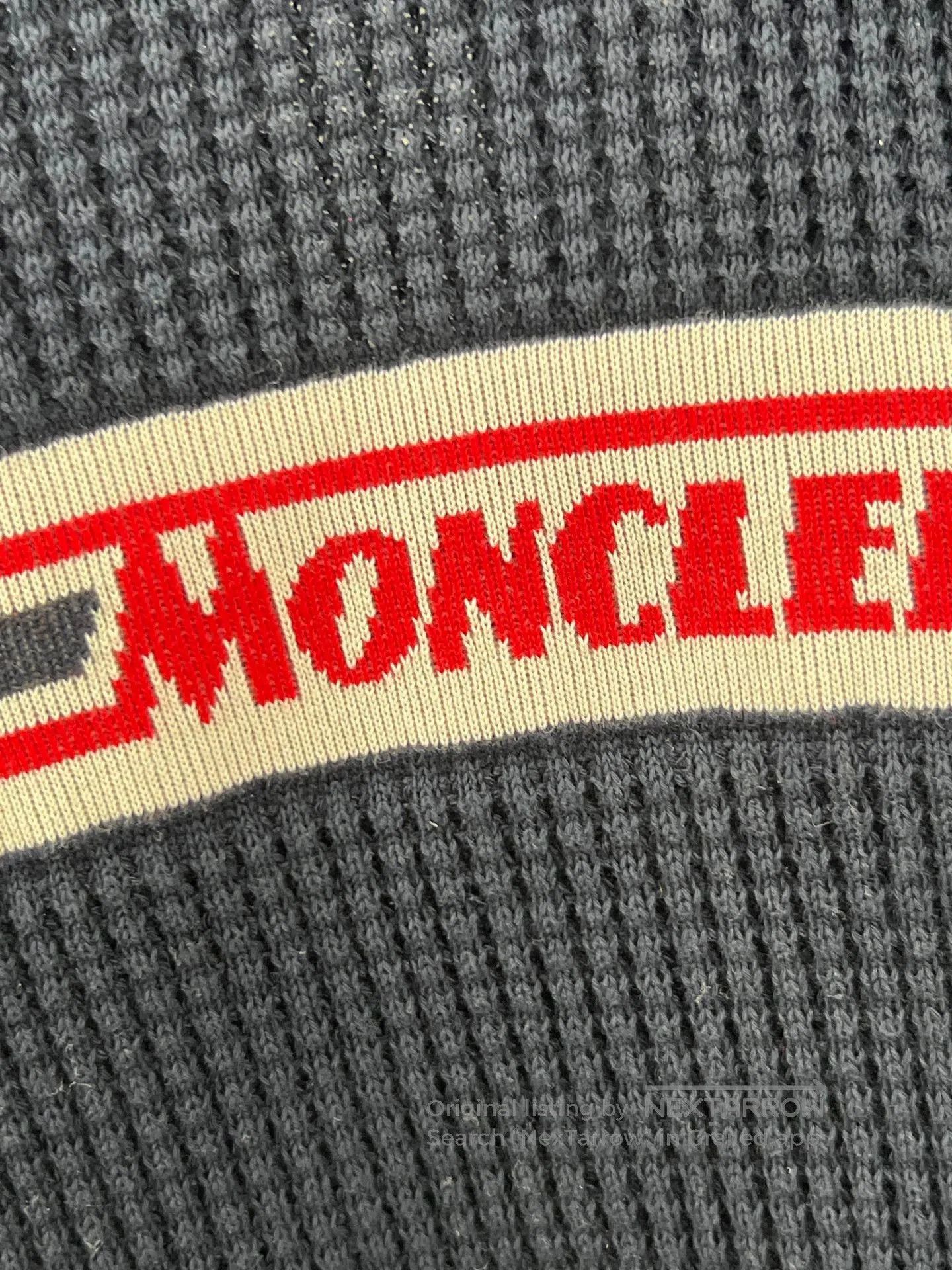 Moncler moncler men's blue cotton knit pullover. Size US S / EU 44-46 / 1 - 3 Thumbnail