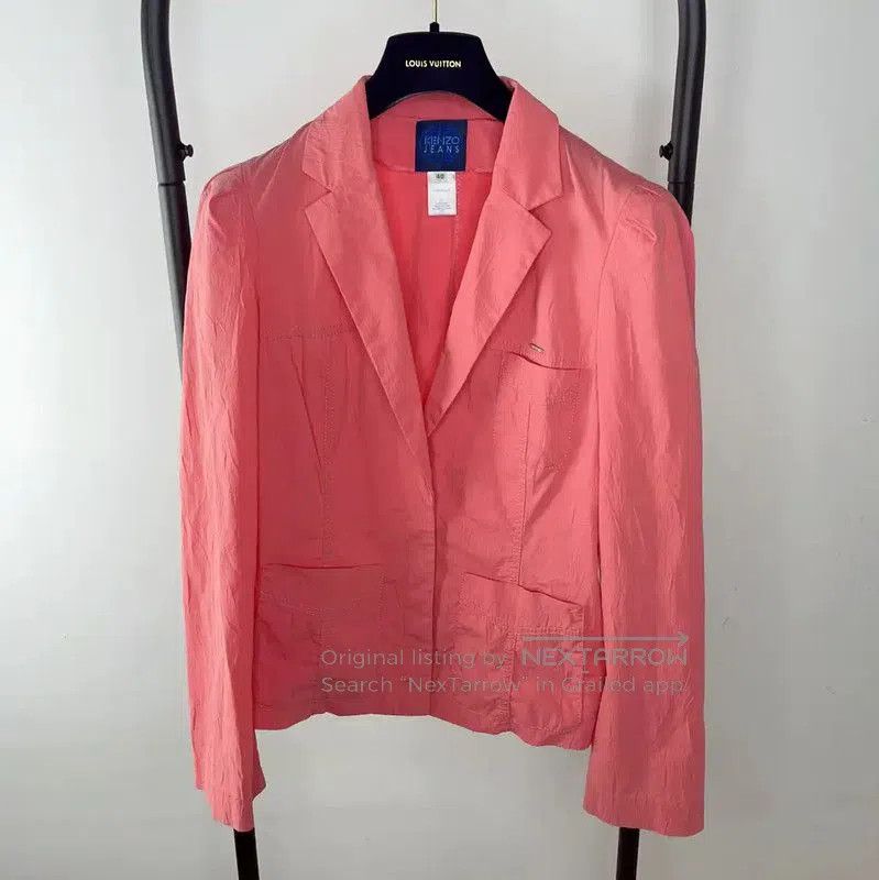 Kenzo KENZO Pink Cotton Blazer for Women . Size M / US 6-8 / IT 42-44 - 1 Thumbnail