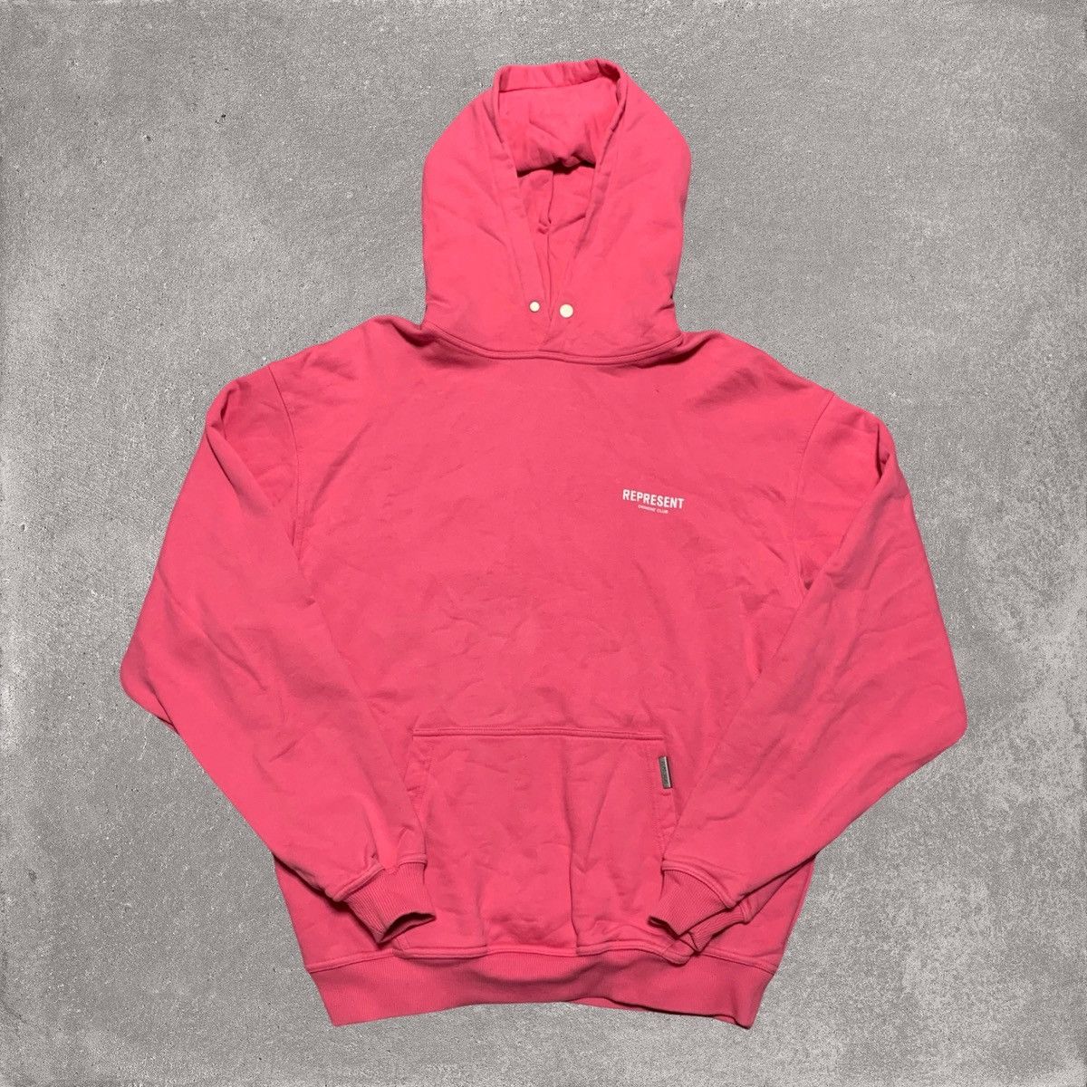 Represent Clo. Represent Medium Owners Club Bubblegum Pink Hoodie Size US M / EU 48-50 / 2 - 2 Thumbnail