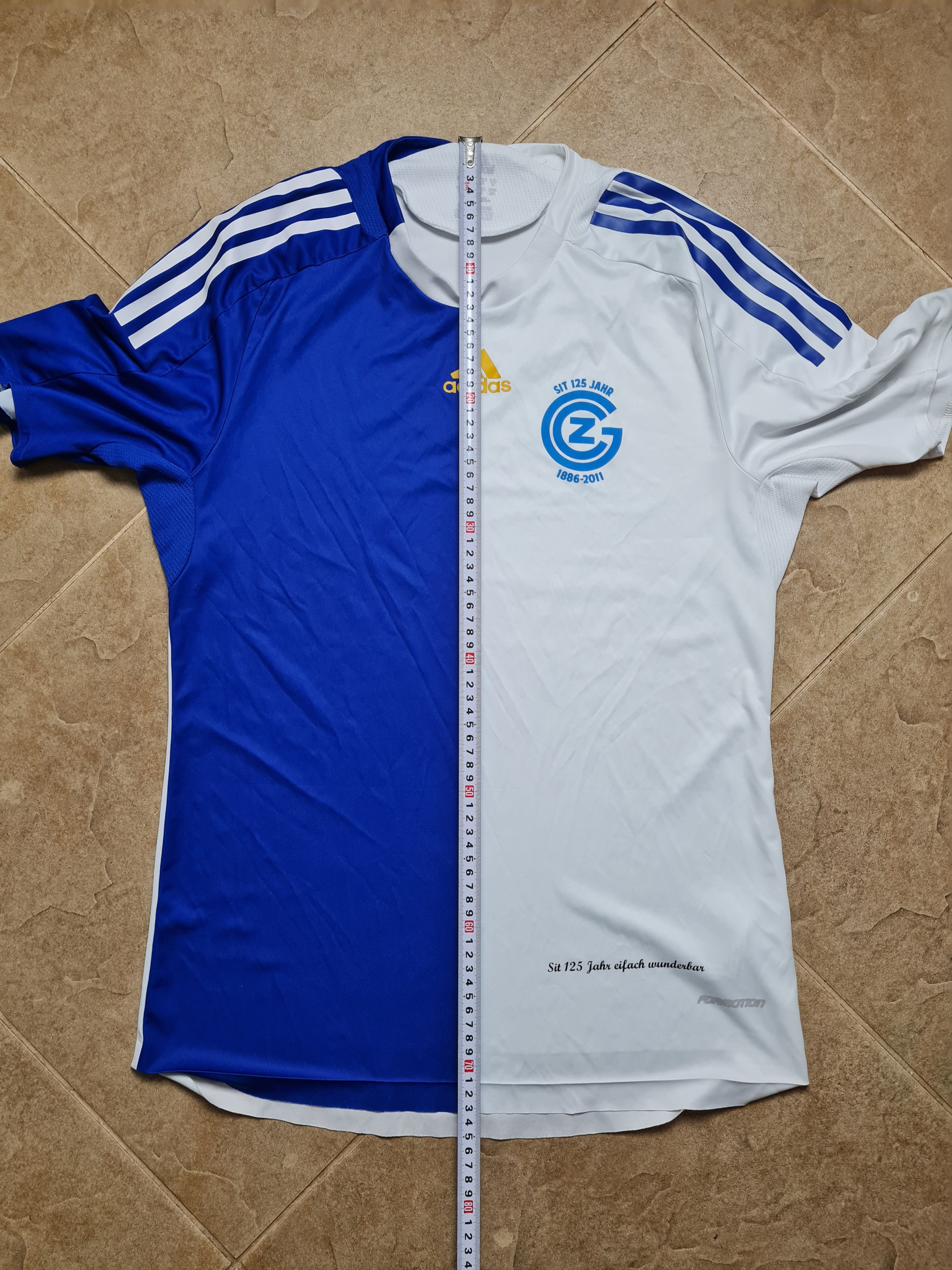Adidas JERSEY GRASSHOPPER 2008/09 HOME SOCCER SHIRT ADIDAS 096004 Size US M / EU 48-50 / 2 - 7 Thumbnail