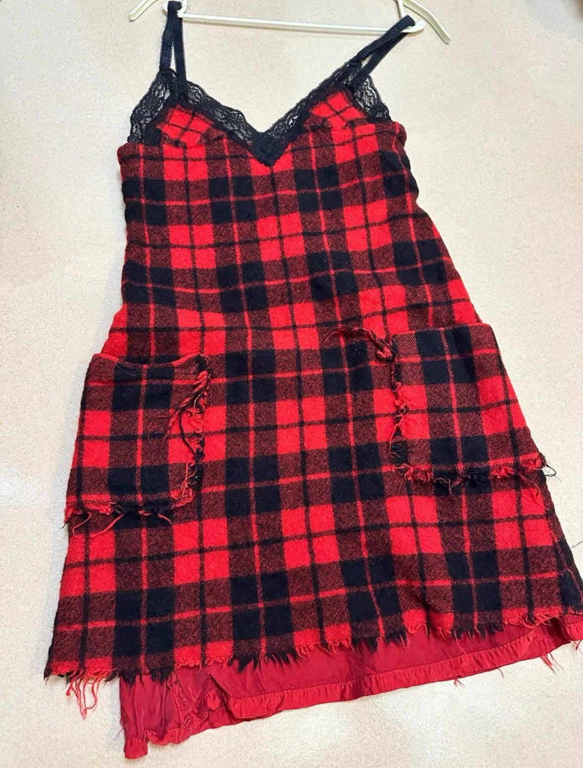 Junya Watanabe Junya Watanabe Comme des Garçons AD2004 Wool Slip Dress Size S / US 4 / IT 40 - 1 Thumbnail