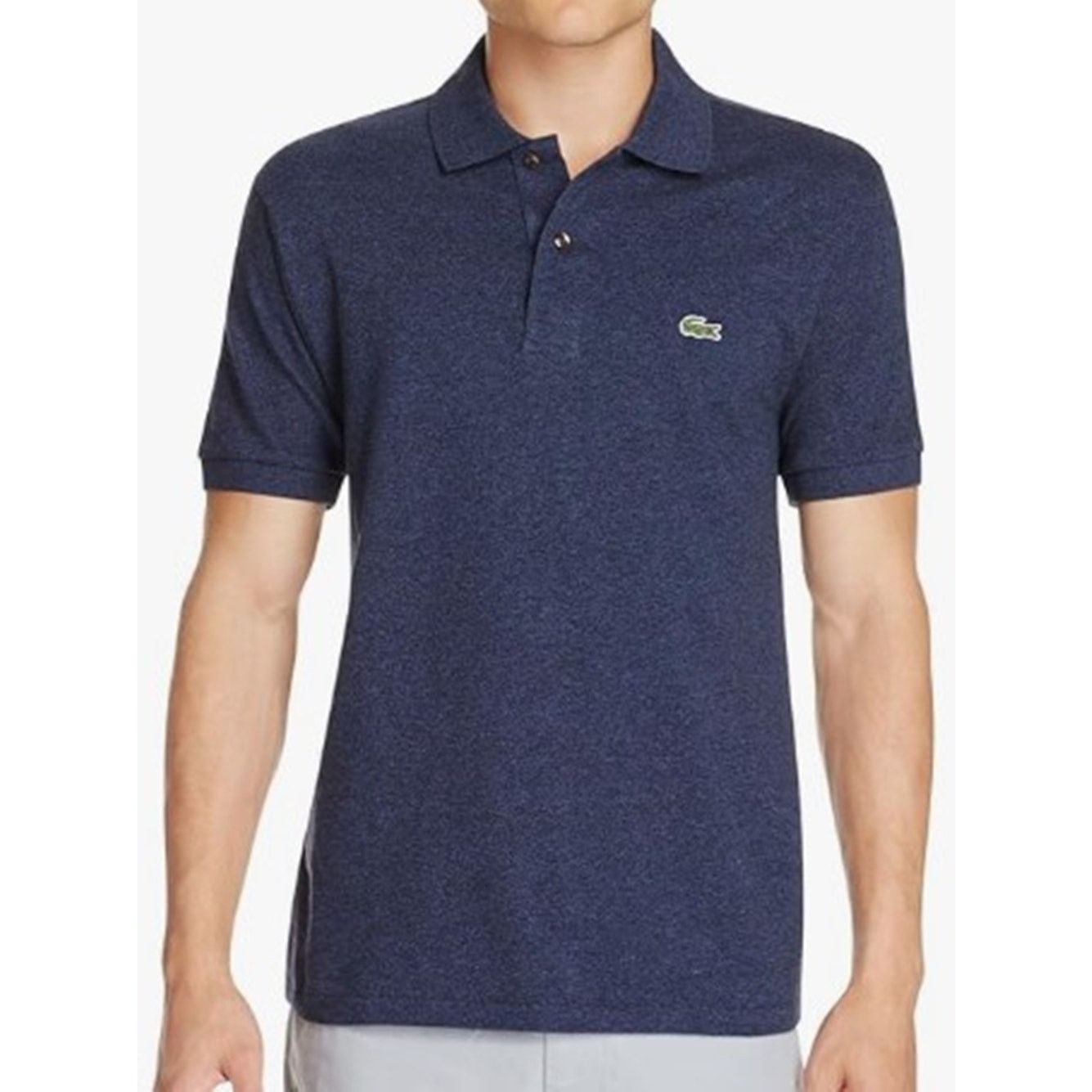 Lacoste Lacoste Men's Classic Pique Polo Shirt Pitch Blue Chine 3XL Size US XXL / EU 58 / 5 - 1 Thumbnail