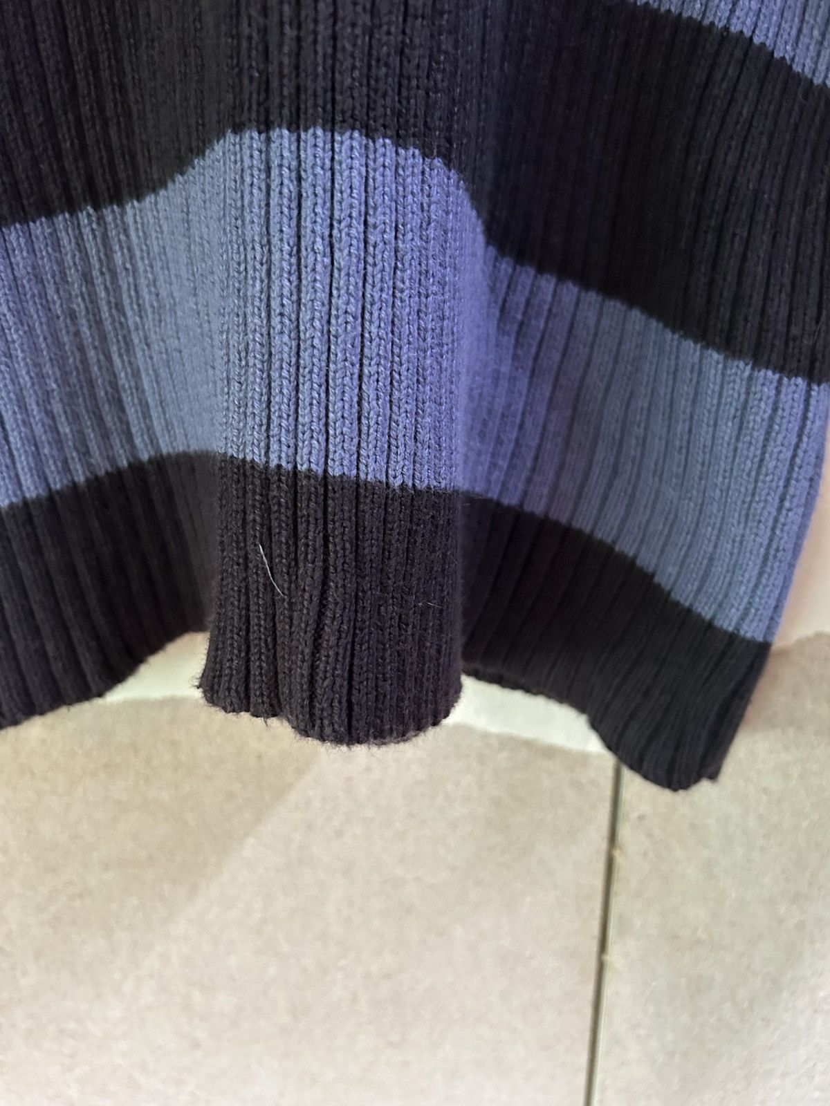 Ralph Lauren 90s Polo Jeans Company Striped Ribbed Sweater Size US M / EU 48-50 / 2 - 9 Thumbnail