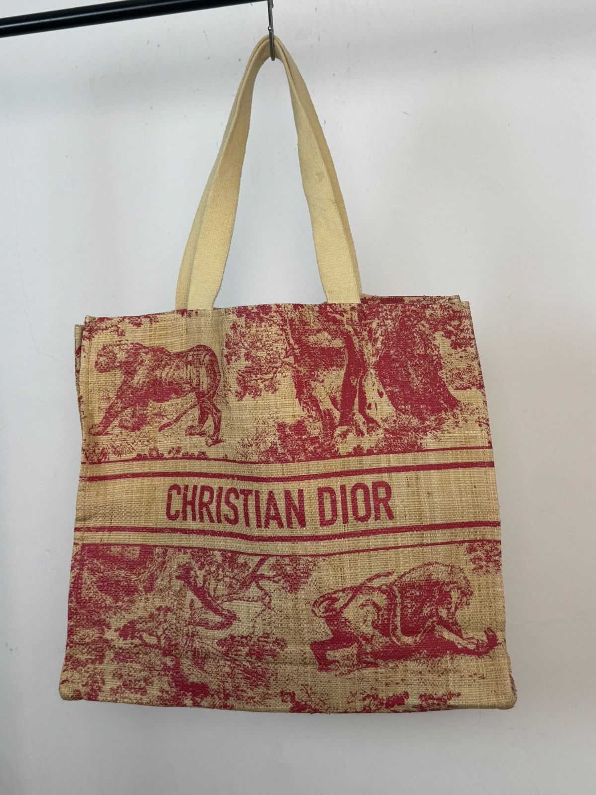 Christian Dior Monsieur Christian Dior Exclusive GWP Dioriviera straw tote bag Size ONE SIZE - 1 Thumbnail