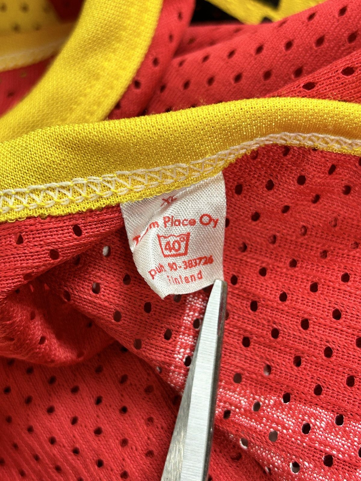 Vintage 80s Helsinki NMKY Match Worn Basketball Jersey Adidas XL Size US XL / EU 56 / 4 - 7 Thumbnail