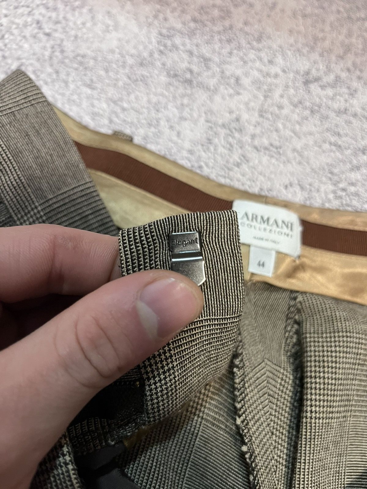 Armani Collezioni Armani Collezioni Women Pants Wool Viscosa Made In Italy Size 30" / US 8 / IT 44 - 5 Thumbnail