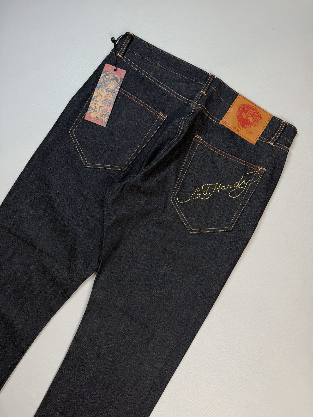 Ed Hardy BNWT! Ed Hardy By Christian Audigier Rap Baggy Denim Jeans Size US 38 / EU 54 - 2 Thumbnail
