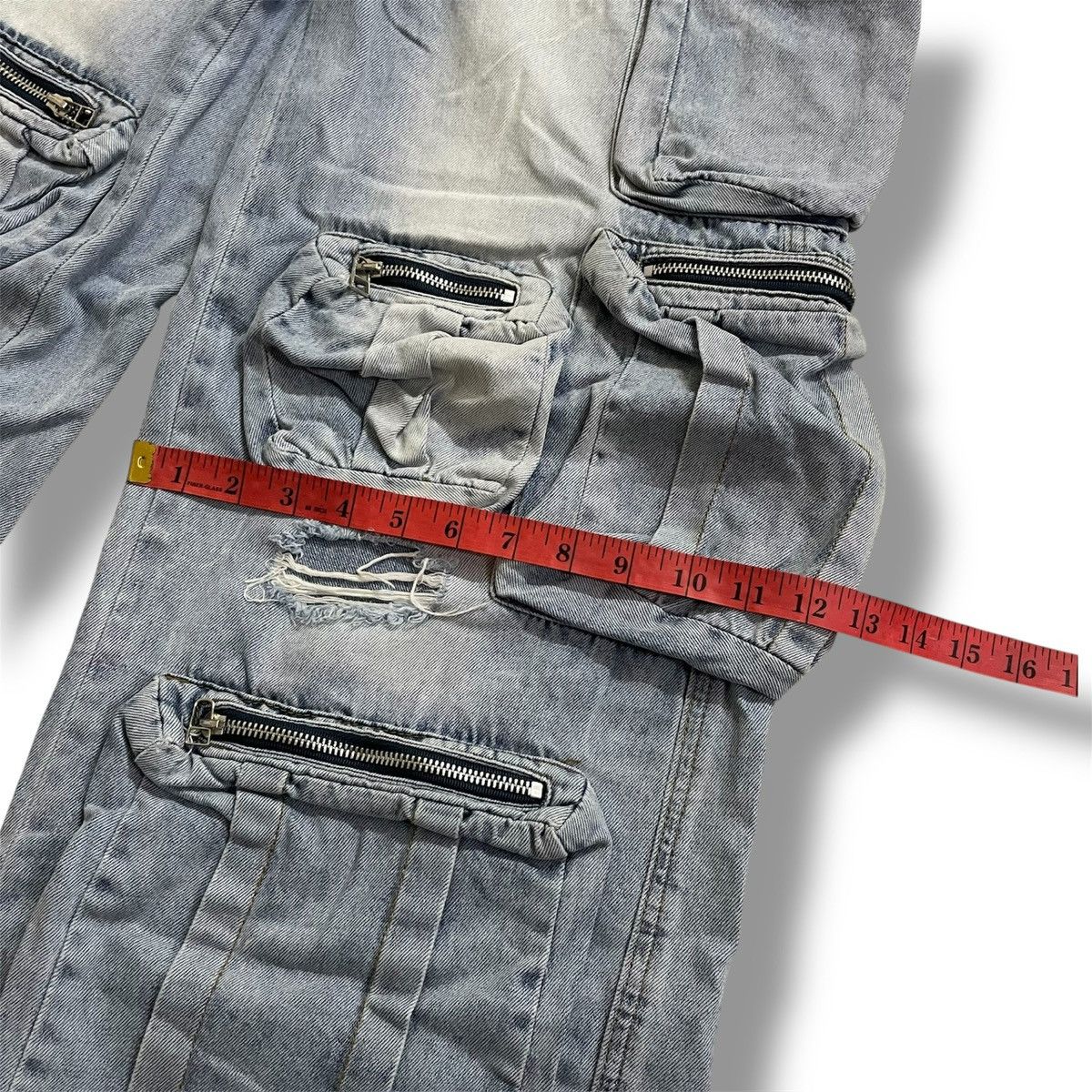 Hysteric Glamour Avant Gart Bondage Tactical Denim Crazy Jeans Size US 30 / EU 46 - 6 Thumbnail