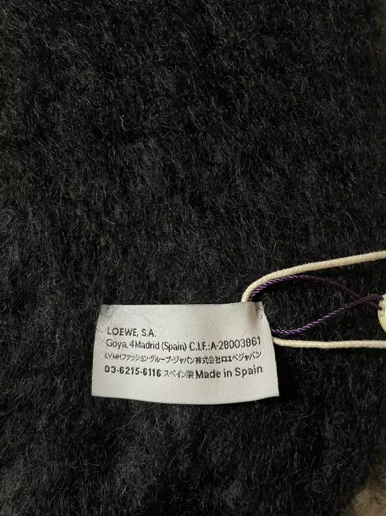 Loewe LOEWE Black scarf Size ONE SIZE - 3 Thumbnail