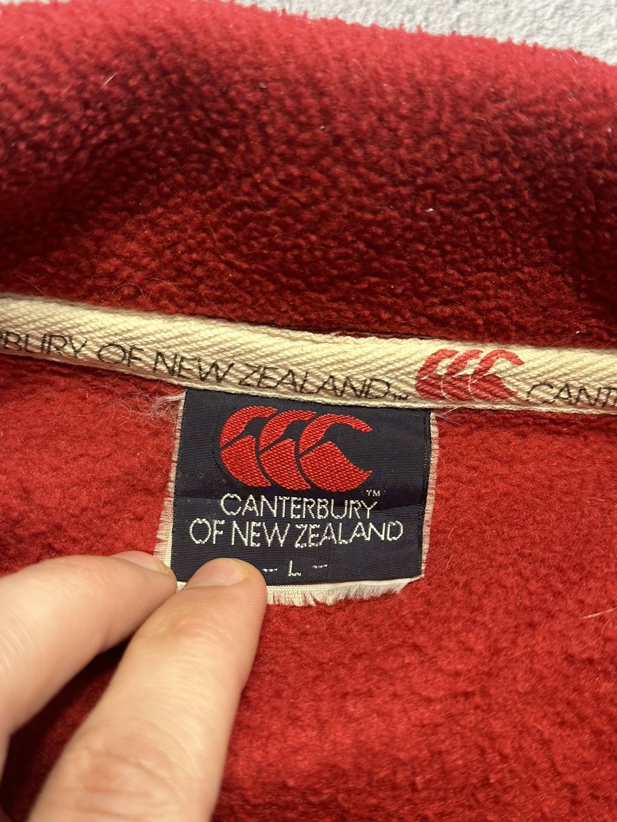 Canterbury of New Zealand × Vintage 🥀 Canterbury Of New Zealand Vintage Big logo Fleece Hoodie Size US L / EU 52-54 / 3 - 5 Thumbnail