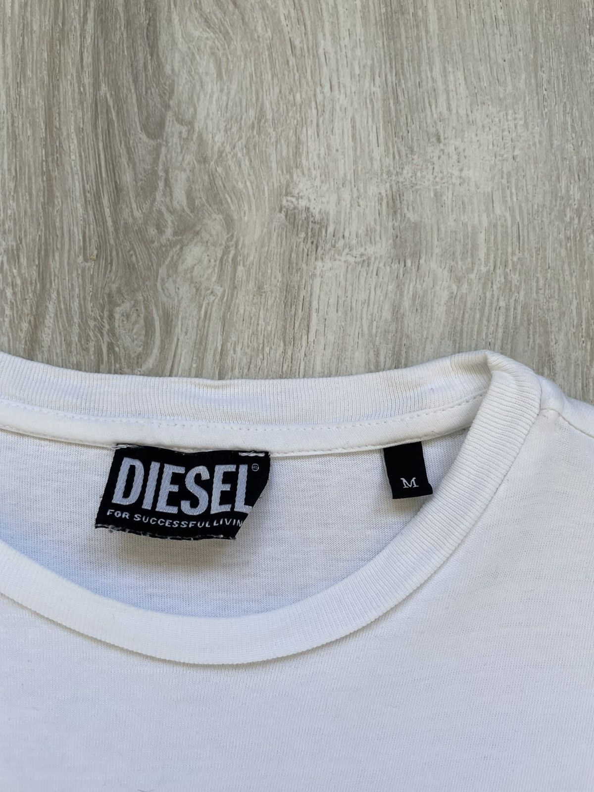 Diesel Diesel T Shirt Alien Center Printed Logo White T Diegos B81 Size US M / EU 48-50 / 2 - 4 Thumbnail