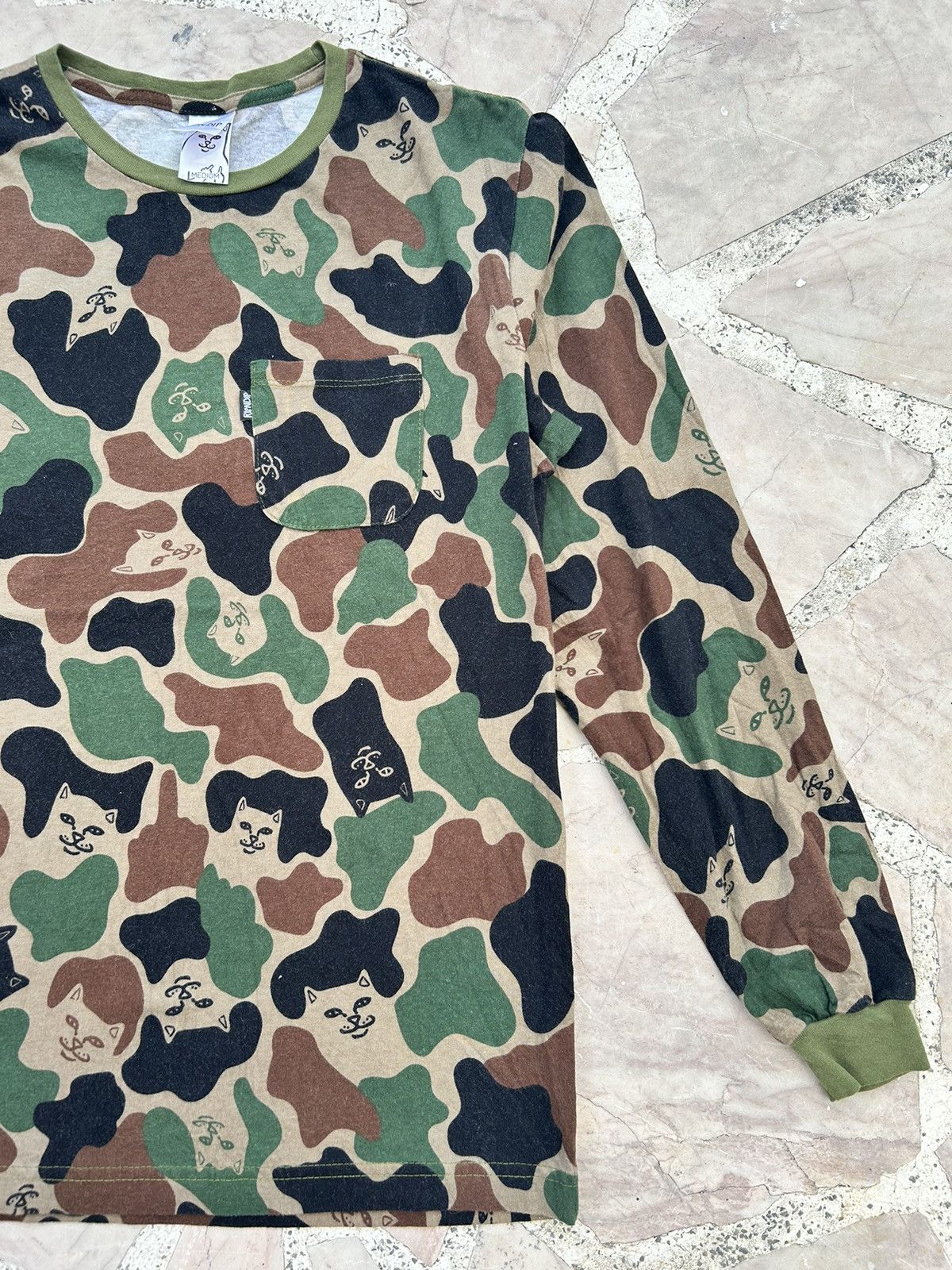 RIPNDIP Camo RinnDip Longsleeve Camo Tee Size US M / EU 48-50 / 2 - 5 Thumbnail