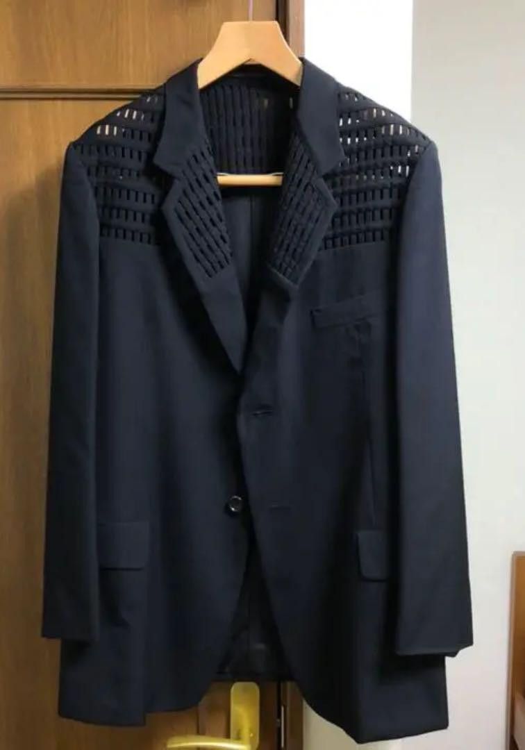 Yohji Yamamoto yohji yamamoto pour homme lattice jacket Size US S / EU 44-46 / 1 - 3 Thumbnail