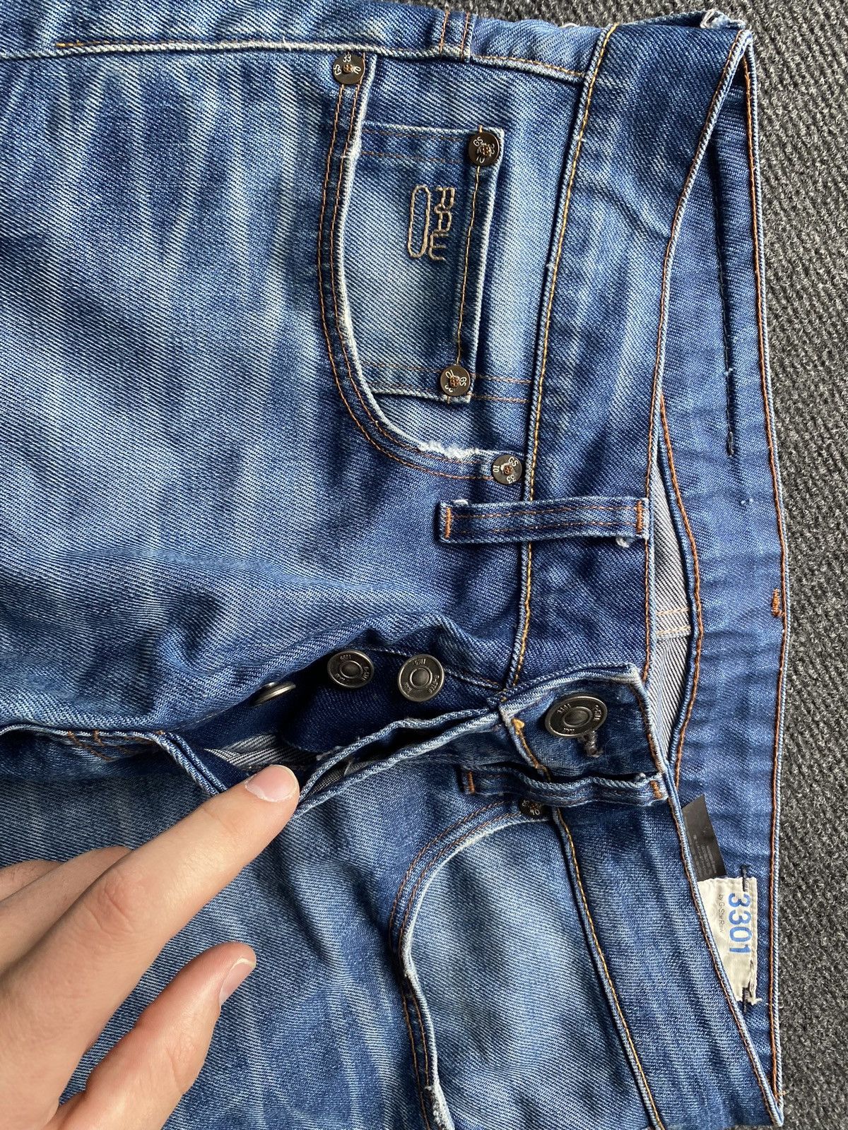 G-Star 🔥Opium Punk G Star 3301 Low Tapered jeans 30 size Size US 30 / EU 46 - 15 Thumbnail