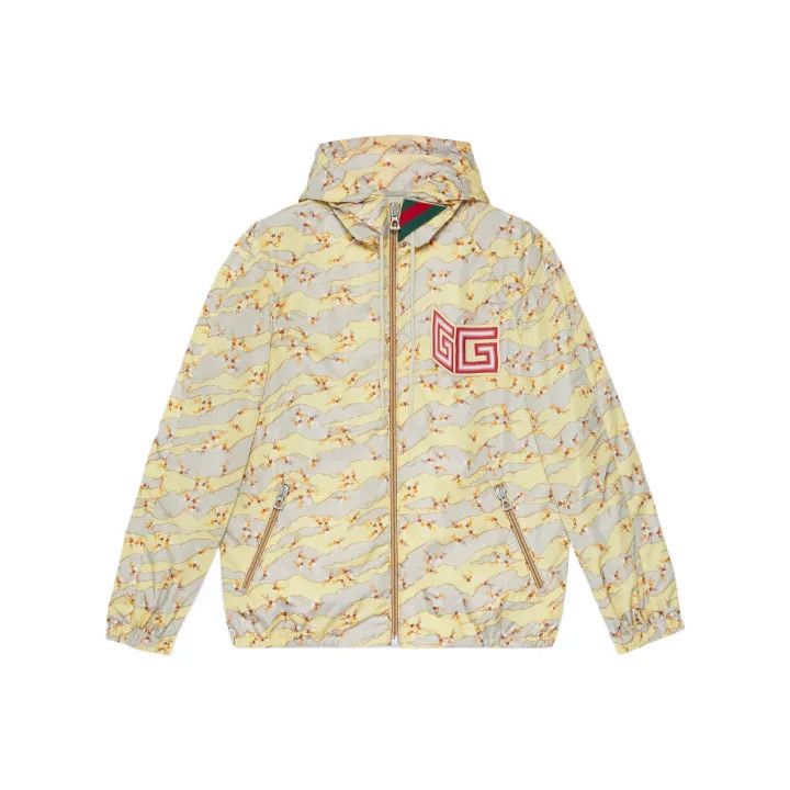 Gucci Gucci FW22 Logo Print Hooded Jacket Size US L / EU 52-54 / 3 - 1 Thumbnail