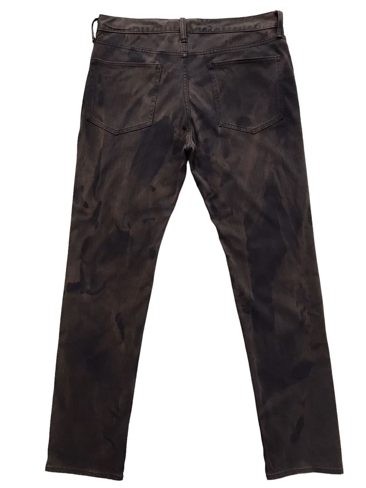 Japanese Brand GU Wonder Shape Acid Wash The Circle Stretch Pants Size US 34 / EU 50 - 7 Thumbnail