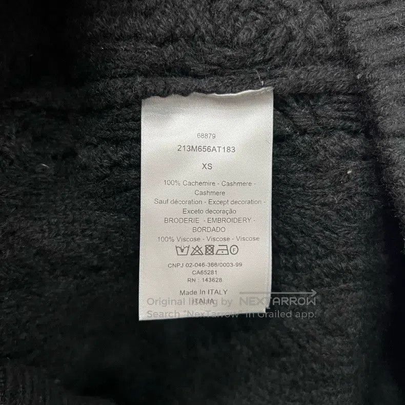 Dior Dior Black twisted knitted sweater Size US XS / EU 42 / 0 - 4 Thumbnail