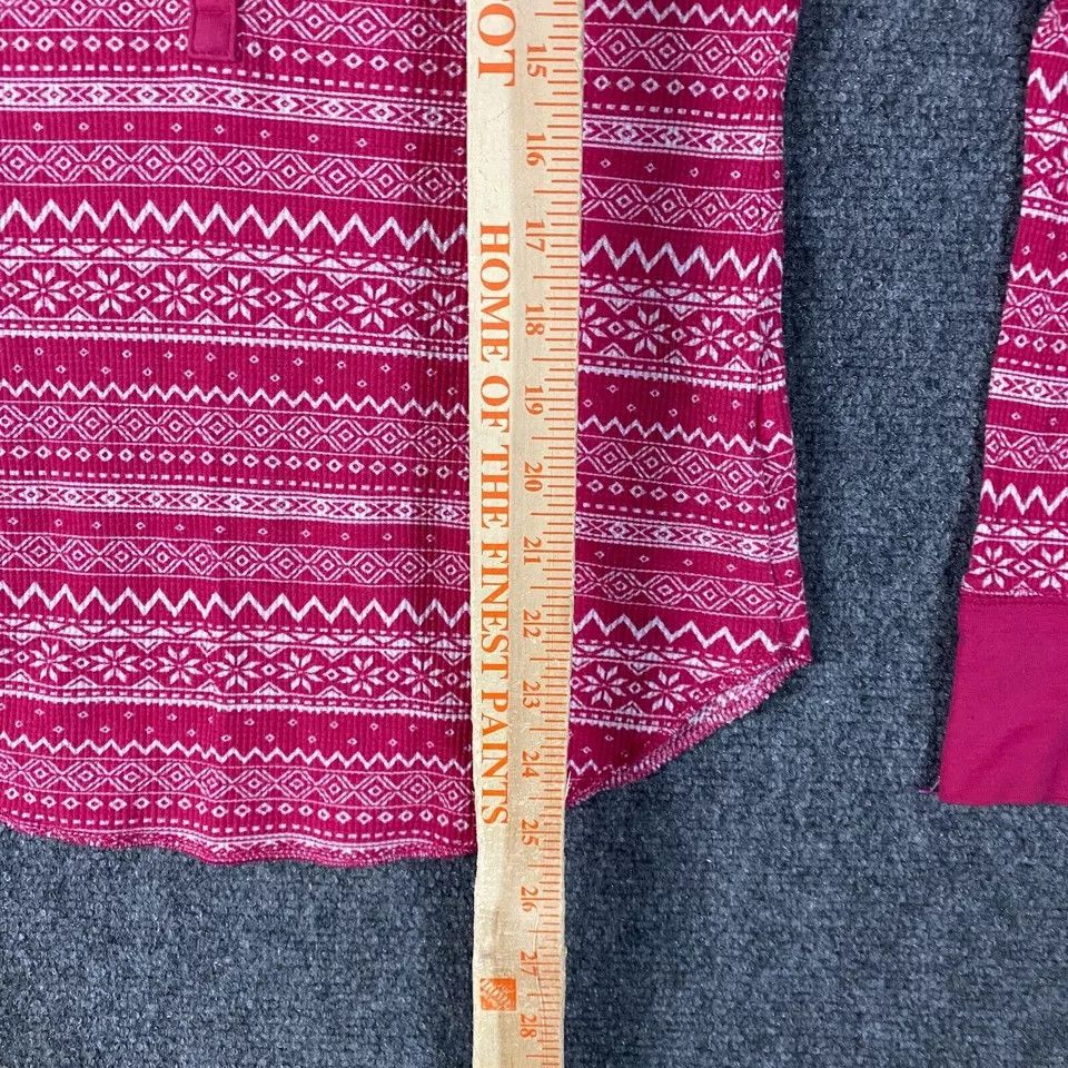Old Navy Old Navy Pajama Top Women's Large Henley Snap Long Sleeve L Size L / US 10 / IT 46 - 6 Thumbnail