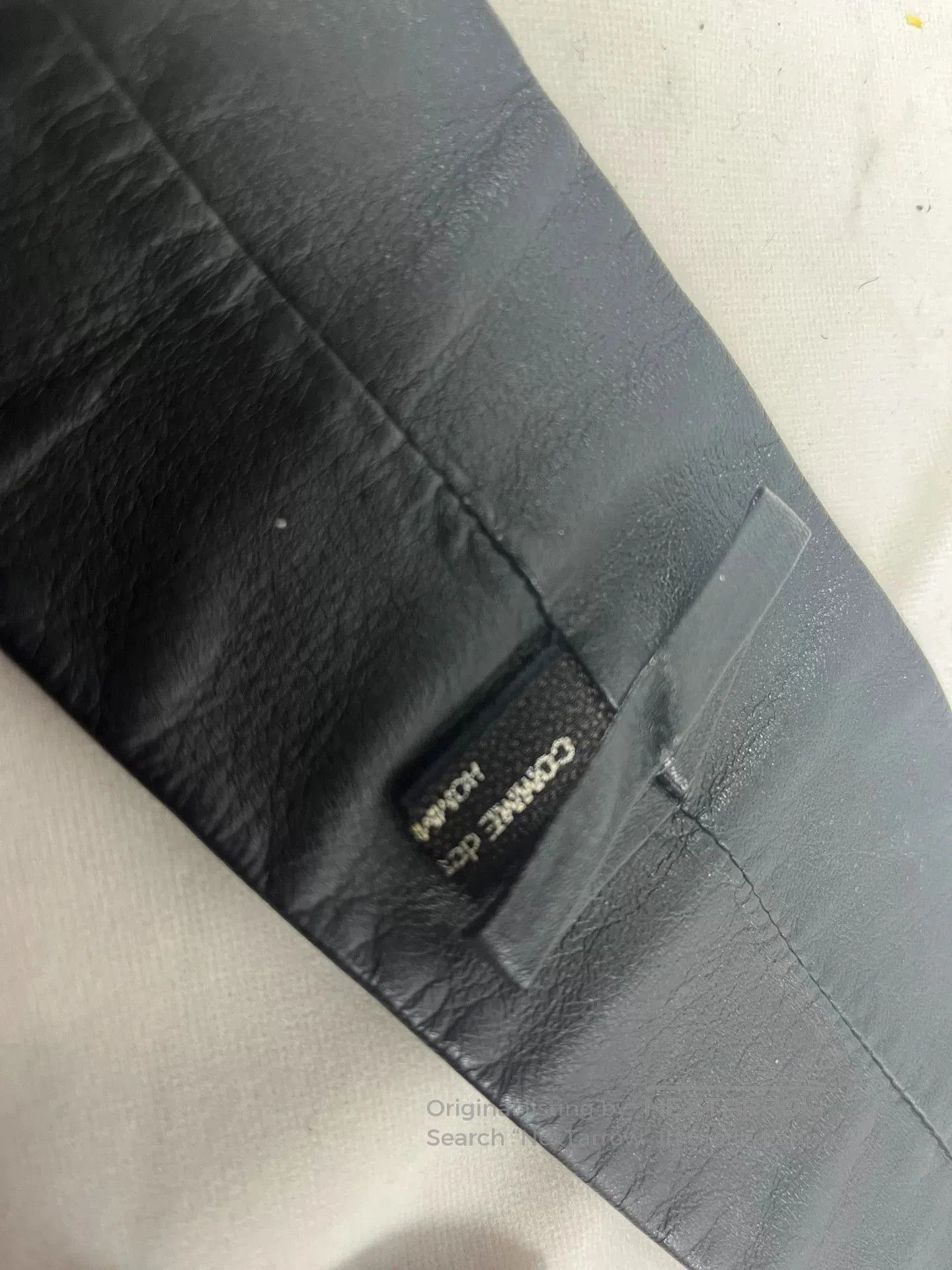 Comme des Garcons Homme Plus Comme des Garçons Homme Plus Leather Tie. Size ONE SIZE - 6 Thumbnail