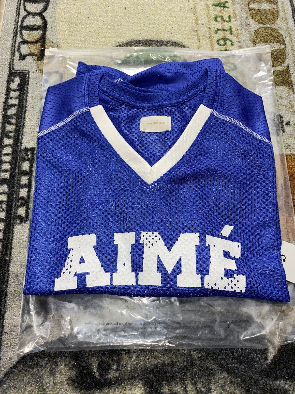 image of Aime Leon Dore Ald Team Practice Jersey in Navy, Men's (Size 2XL)