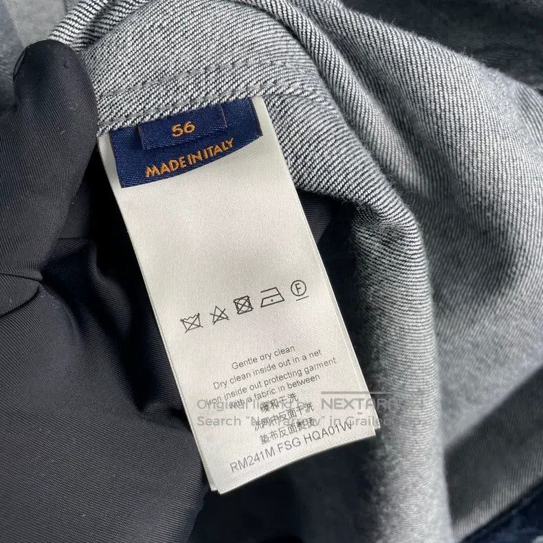 Louis Vuitton Louis Vuitton Dark blue denim jacket Size US XL / EU 56 / 4 - 7 Thumbnail