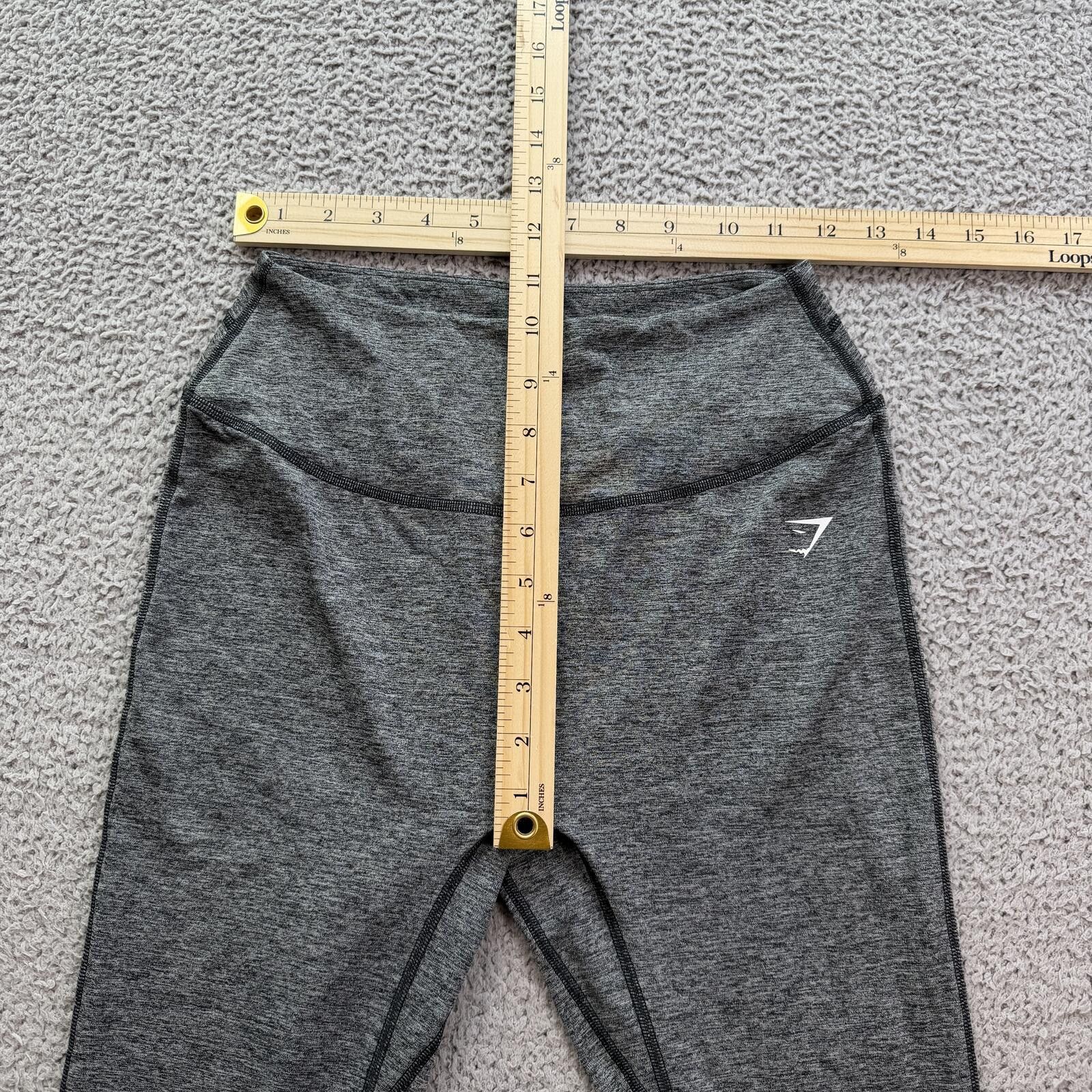 Gymshark Gymshark Grey Seamless Leggings Womens Medium High Rise Gym Size 32" / US 10 / IT 46 - 4 Thumbnail