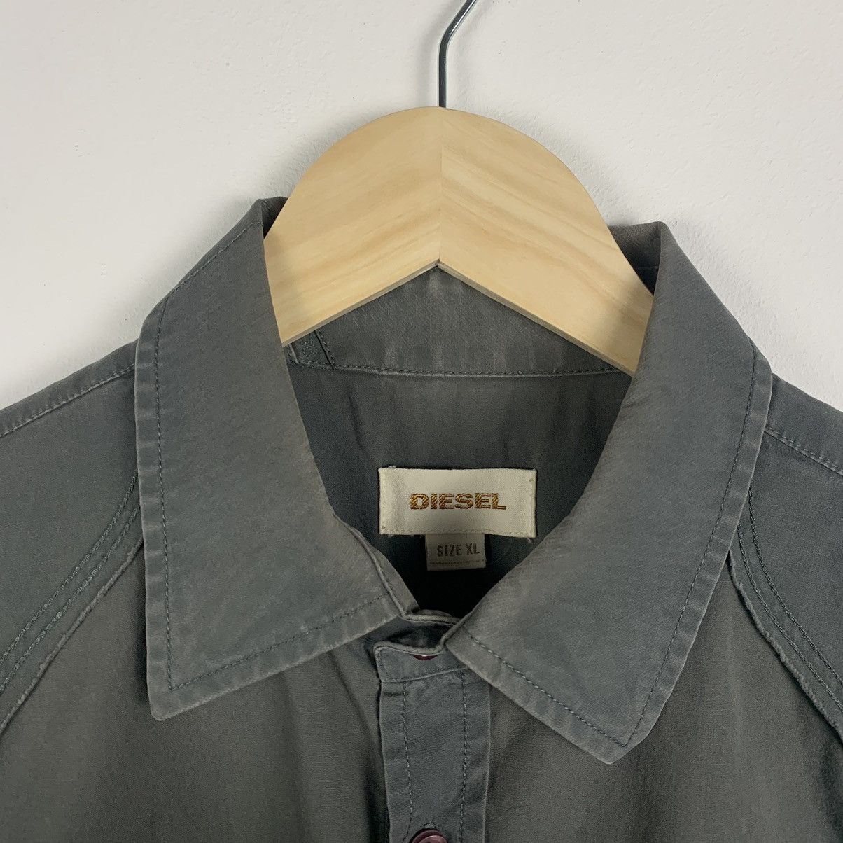 Diesel Vintage Diesel Multipocket Shirt Short Sleeve Size XL Faded Size US XL / EU 56 / 4 - 8 Thumbnail