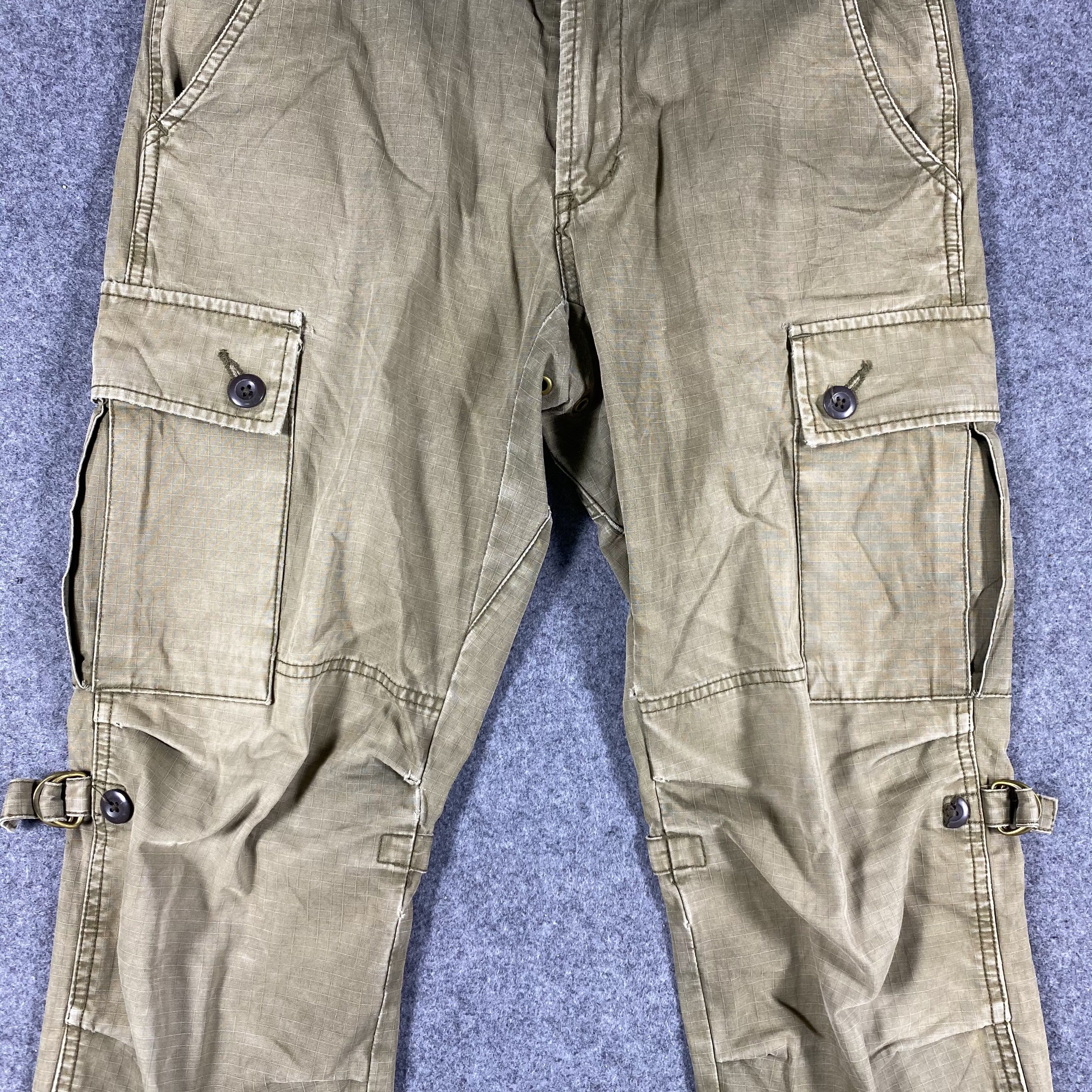 Japanese Brand Disciple Motocyclist Multipocket Tactical Cargo Pants Size US 30 / EU 46 - 4 Thumbnail