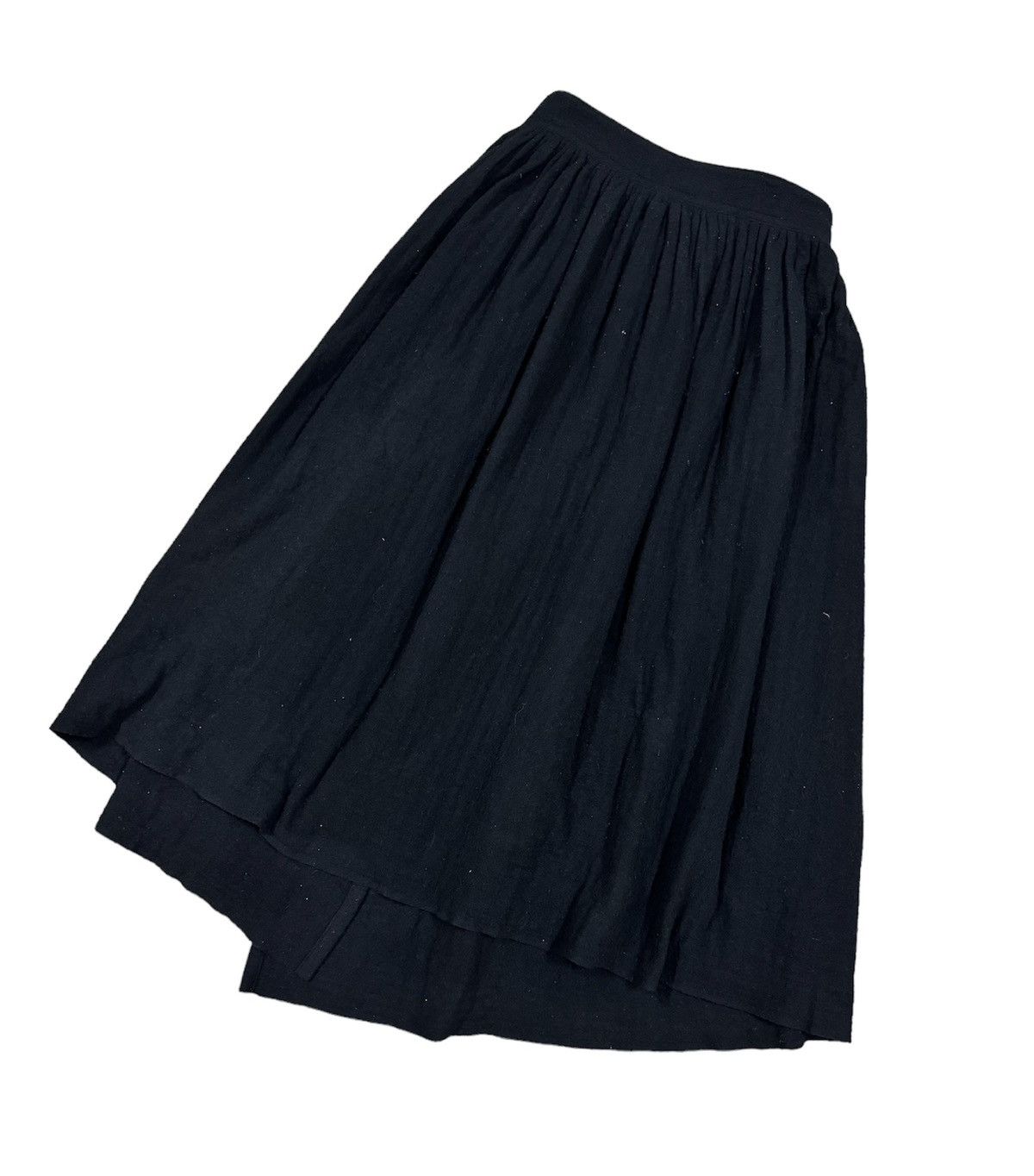 Vintage Vtg🔥Y’s Yohji Yamamoto Asymmetric Gabardine Wrap Skirt Size 31" - 13 Thumbnail