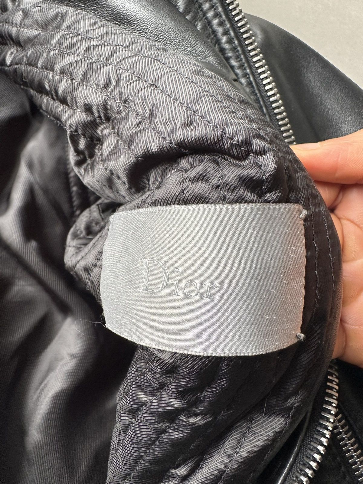 Dior × Hedi Slimane Dior Homme AW04 “VOTC” fur hooded leather