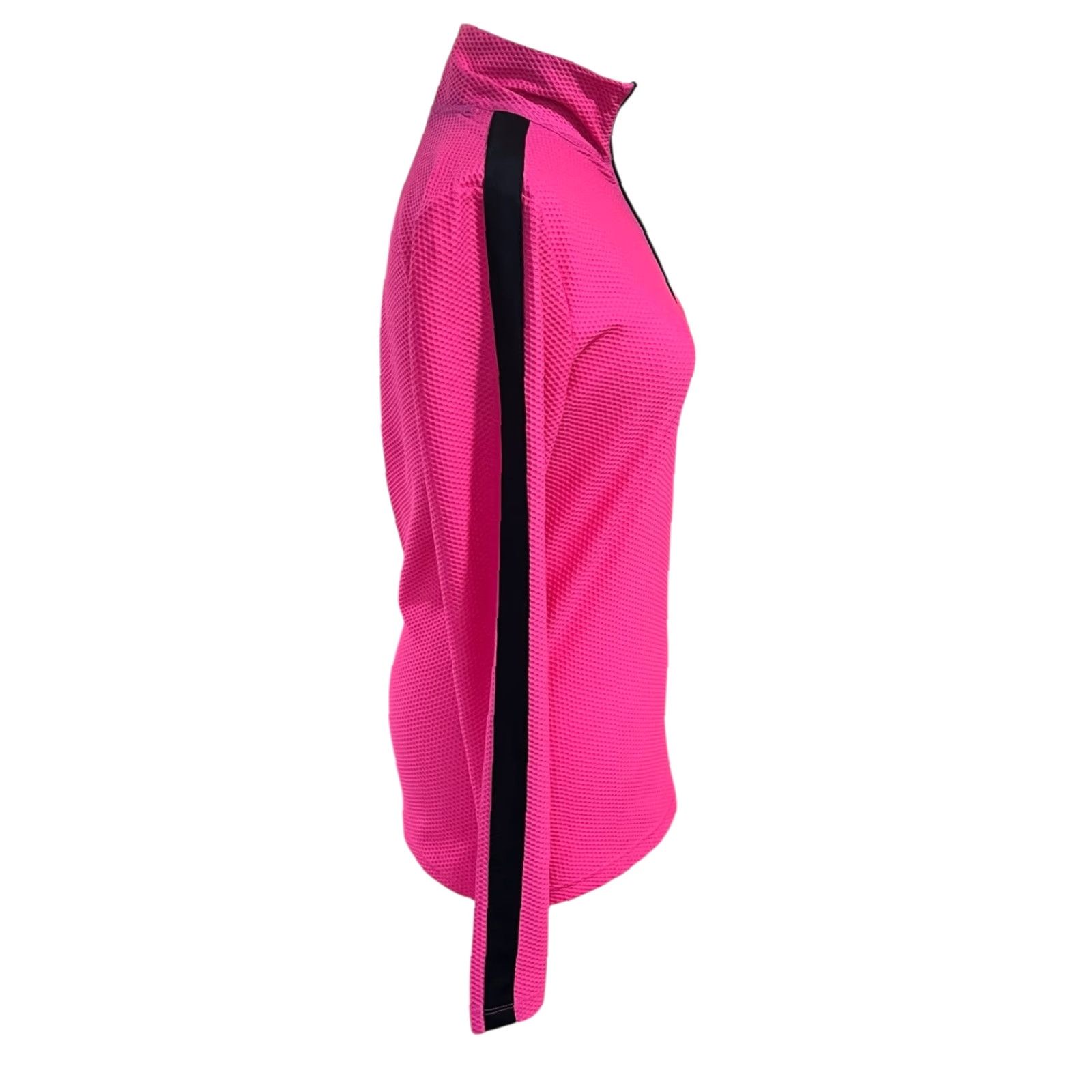 Ralph Lauren Lauren Ralph Lauren Active LRL 1/4 Zip Jacket Womens Medium Pink Performance Top Shirt Size M / US 6-8 / IT 42-44 - 6 Thumbnail
