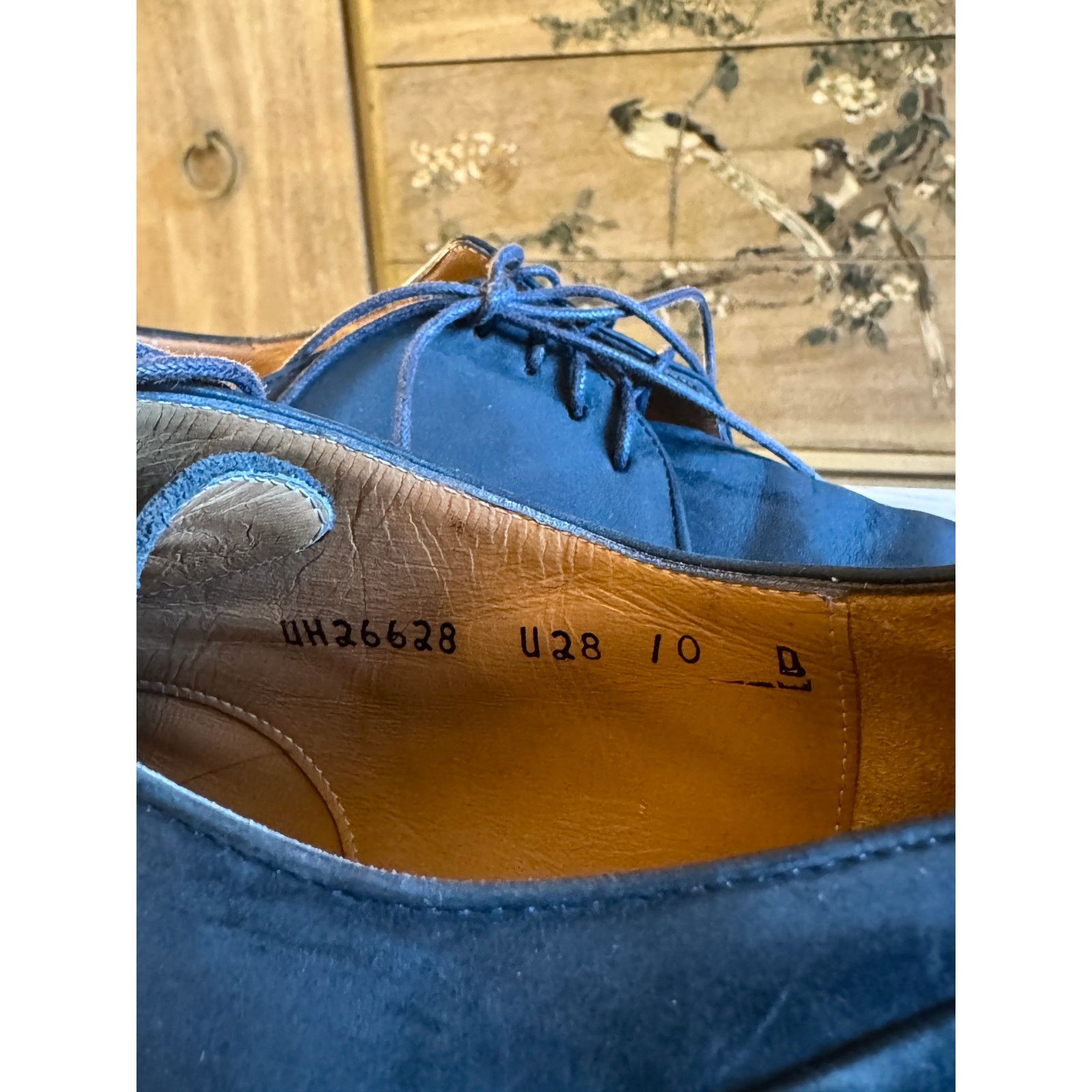 Salvatore Ferragamo Salvatore Ferragamo Men's Dark Green Suede Oxfords Size US 11.5 / EU 44-45 - 5 Thumbnail