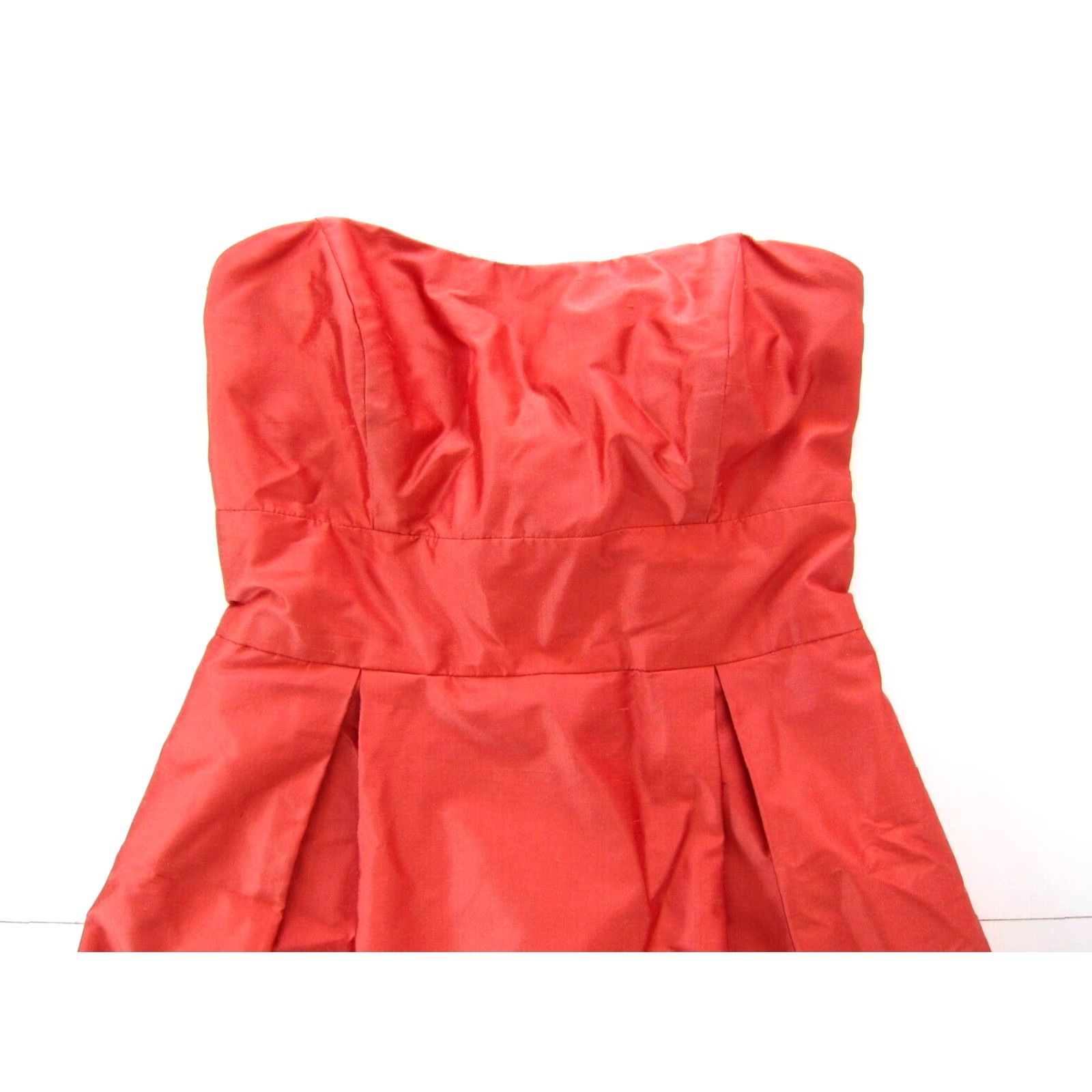Vintage Jenny Yoo Collection Silk Orange Strapless Dress Women 6 Bridal Prom Party Dress Vintage Size M / US 6-8 / IT 42-44 - 3 Thumbnail